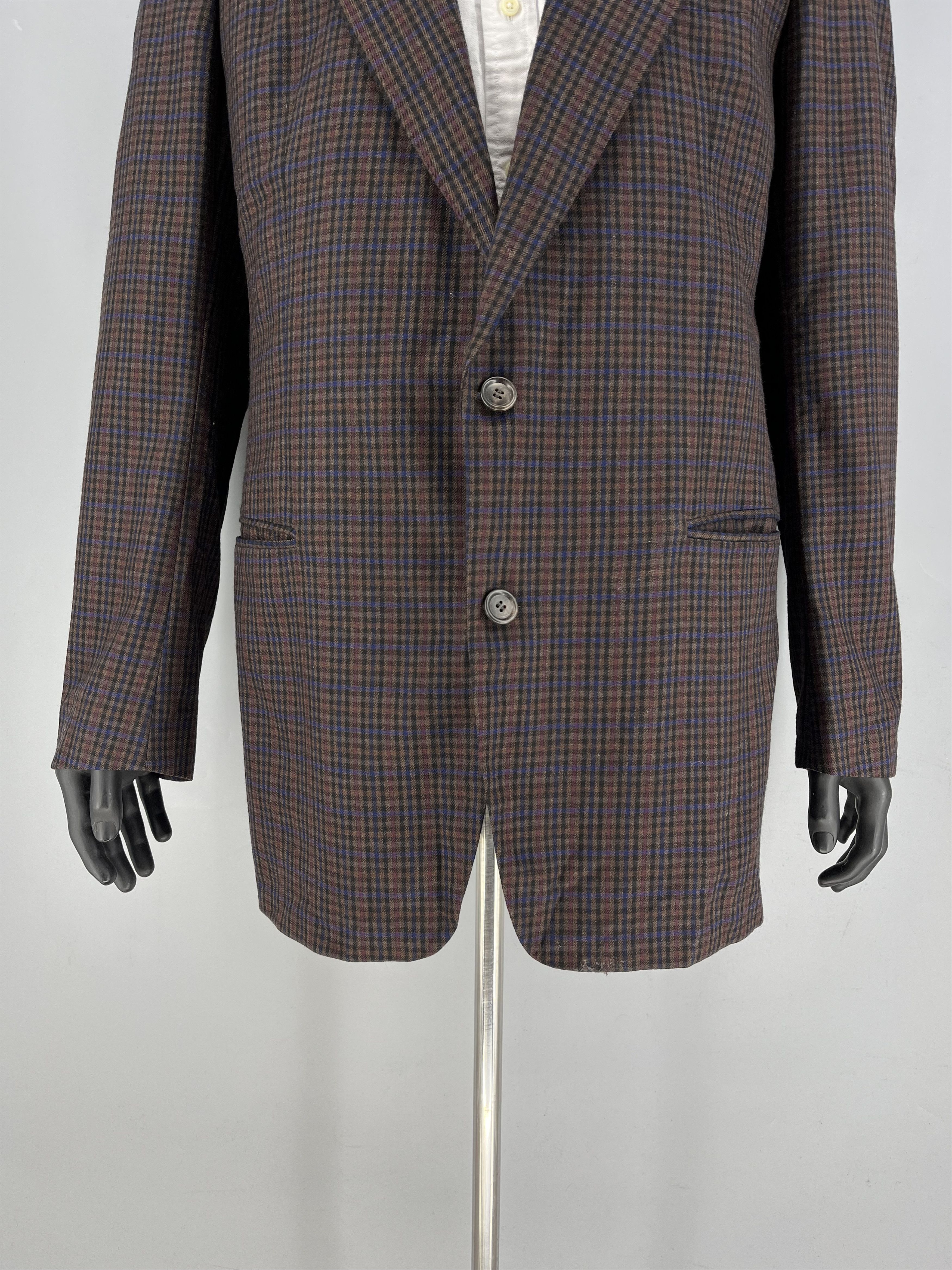 Hugo Boss Vintage Hugo Boss Tataglia pure wool houndstooth classic Size 44R - 4 Thumbnail