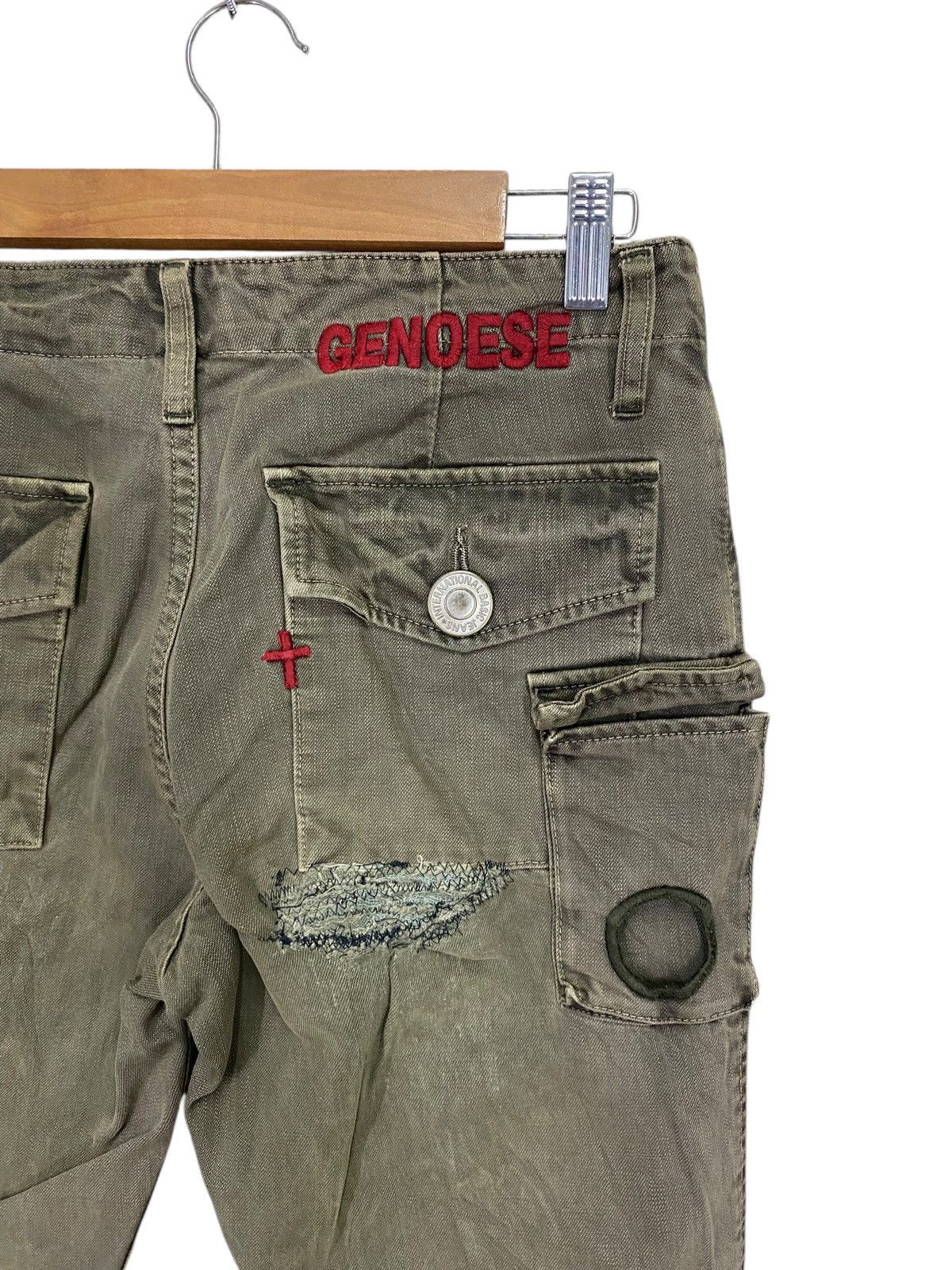 If Six Was Nine 🔥PUNK FASHION🔥Genoese flared pant multipocket distressed Size US 32 / EU 48 - 4 Thumbnail