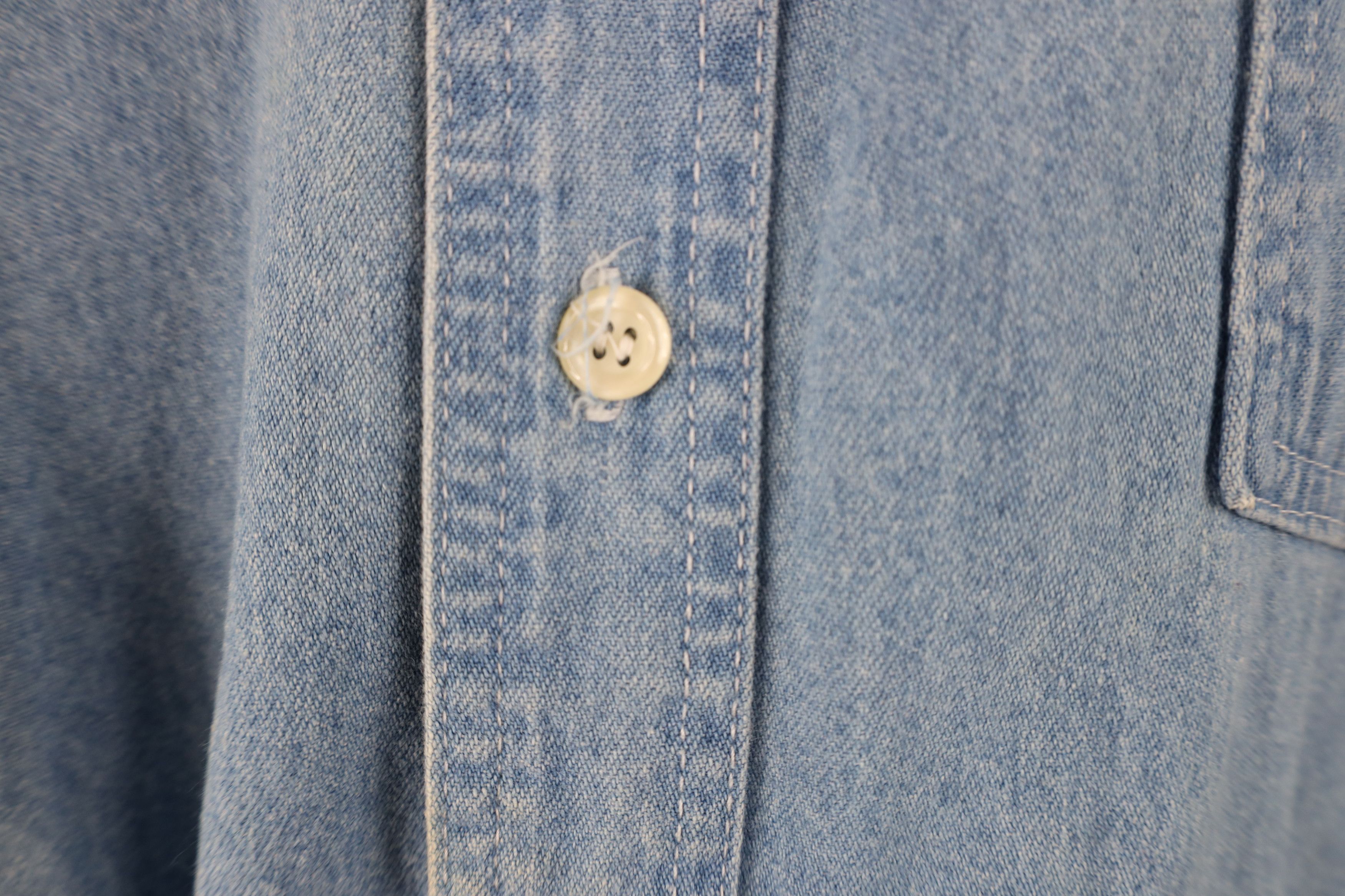 Vintage Vintage 90s Planet Hollywood Vegas Denim Button Down Shirt Size US XL / EU 56 / 4 - 7 Thumbnail