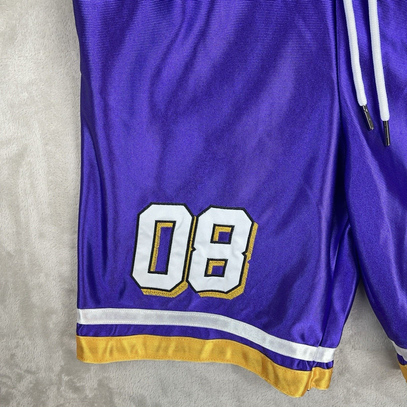 Other Rebel Vengeance Basketball Shorts Mens Small Lakers Colorway Size US 30 / EU 46 - 5 Thumbnail