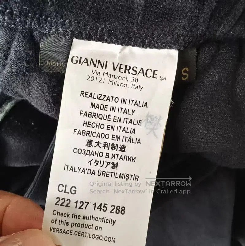 Versace Versace Black Casual Pants for Men . Size US 27 - 4 Thumbnail