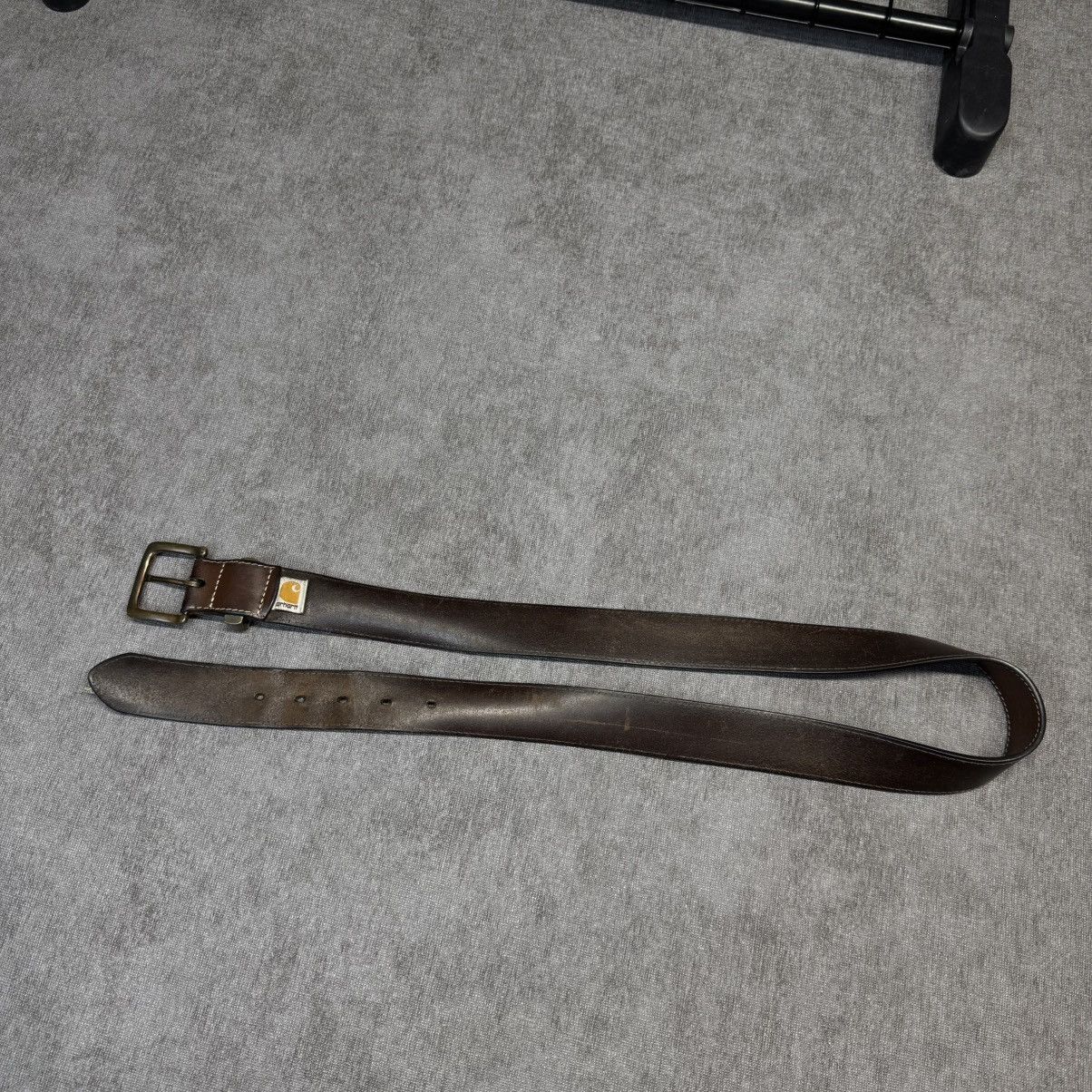 Carhartt × Leather × Vintage Carhartt leather belt vintage Size 36 - 2 Thumbnail