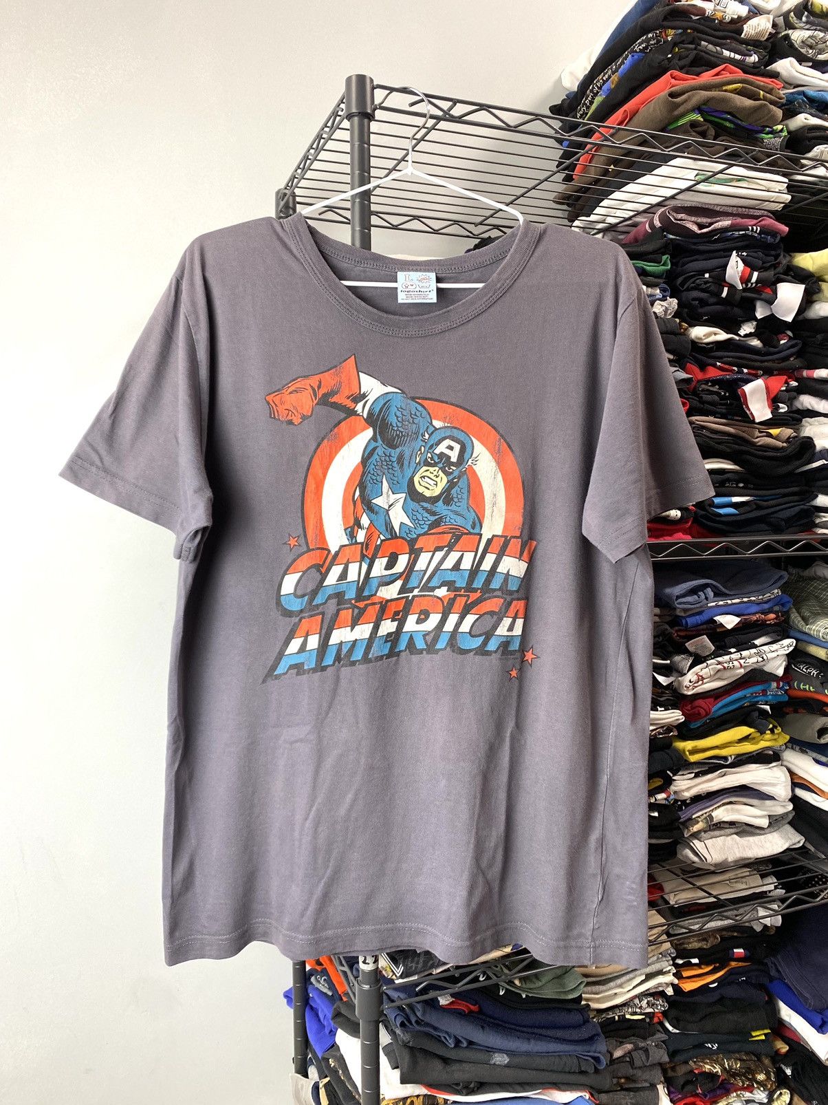 Marvel Comics 00s Vintage Captain America T Shirt by Marvel Movie Promo Size US L / EU 52-54 / 3 - 1 Thumbnail