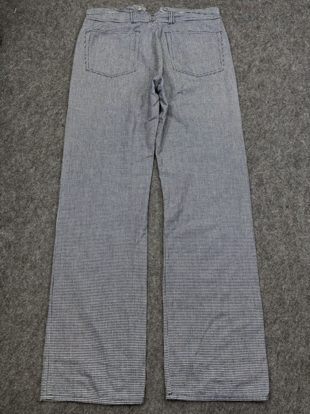 Japanese Brand Gaijin Made Fish Tail Houndstooth Pattern Pant F813 Size US 32 / EU 48 - 13 Thumbnail