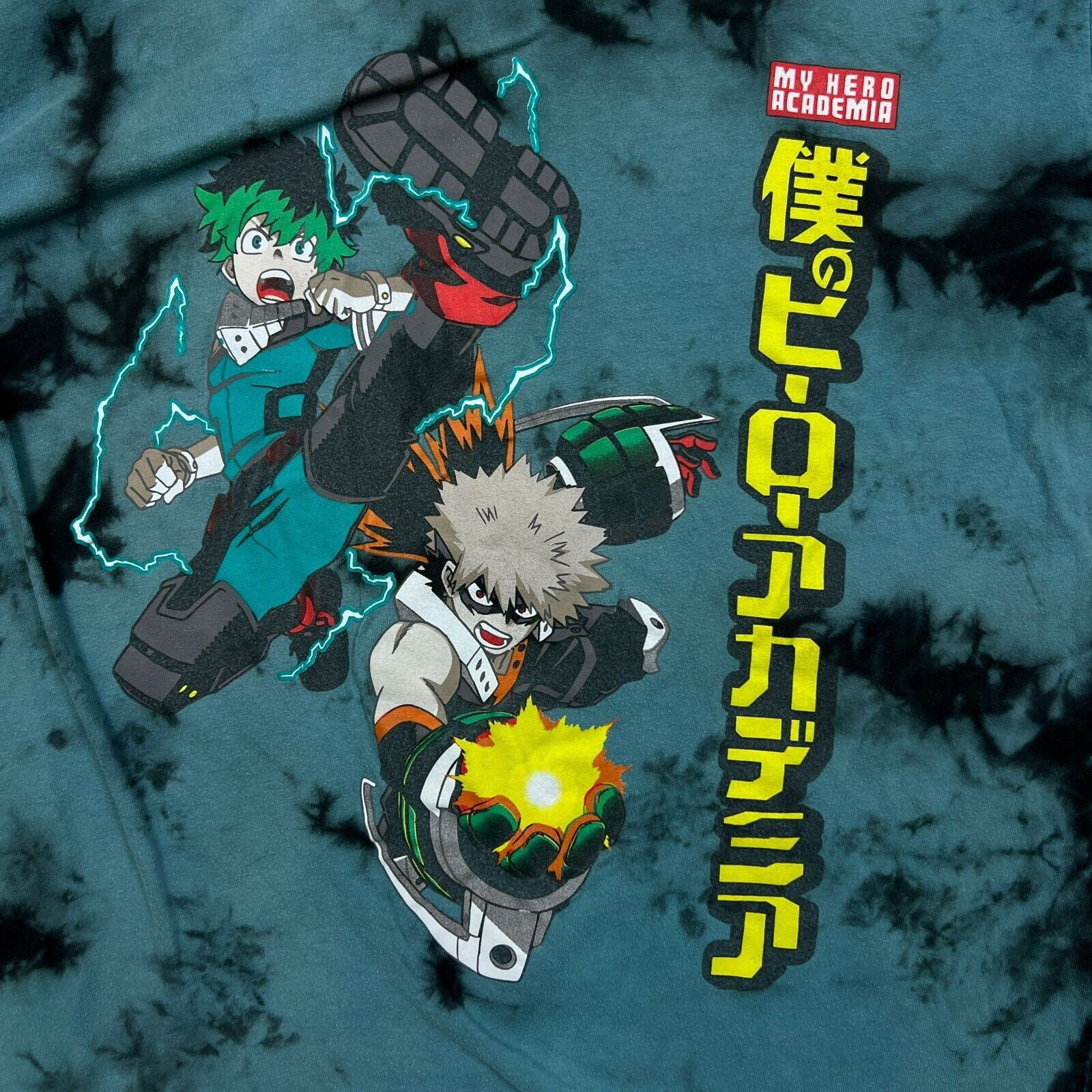 Anime × Japanese Brand My Hero Academia T Shirt Small Midoriya Graphic Anime Tee Size US S / EU 44-46 / 1 - 2 Thumbnail