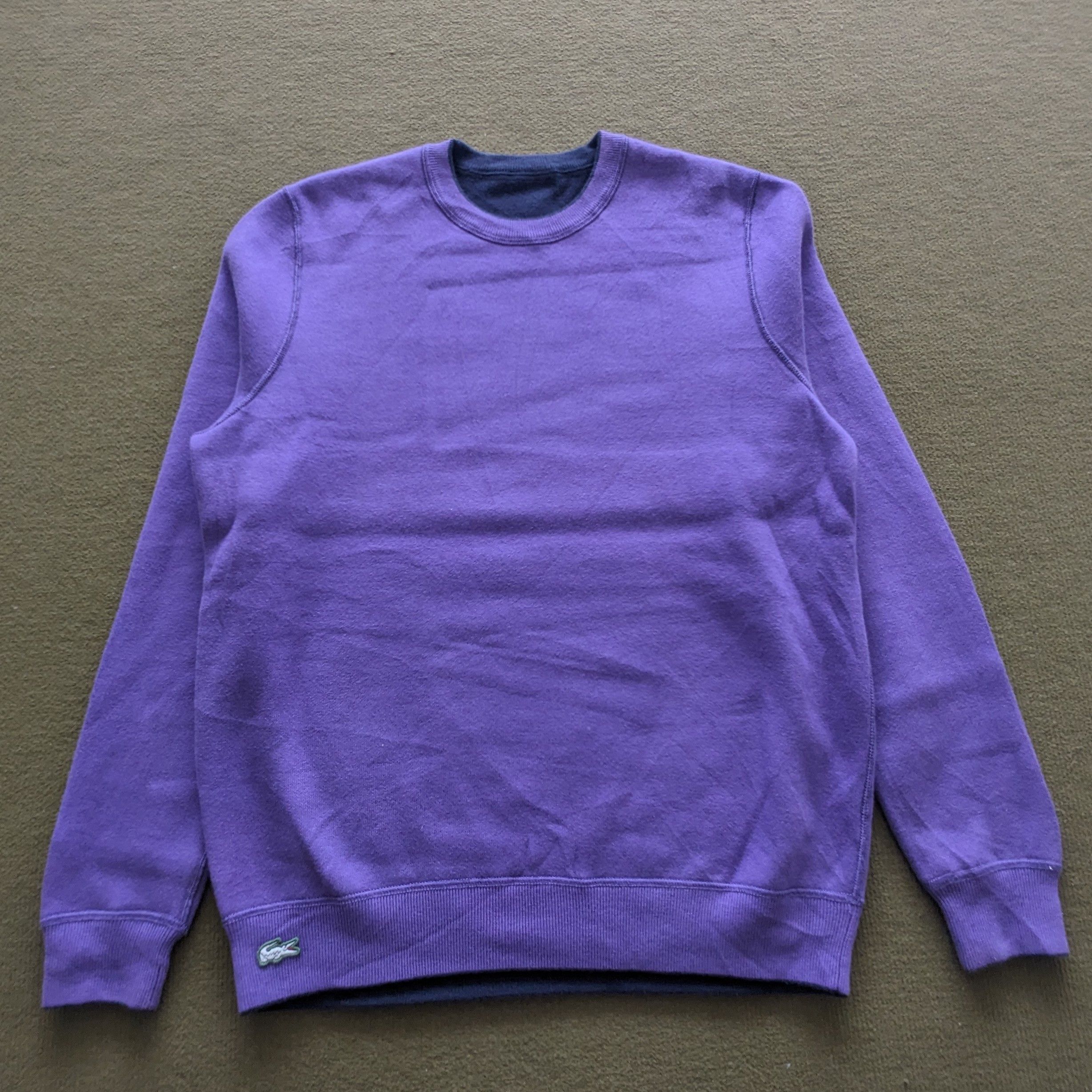 Lacoste Vintage LACOSTE Fashion Brand Reversible Sweatshirt Size US M / EU 48-50 / 2 - 1 Thumbnail