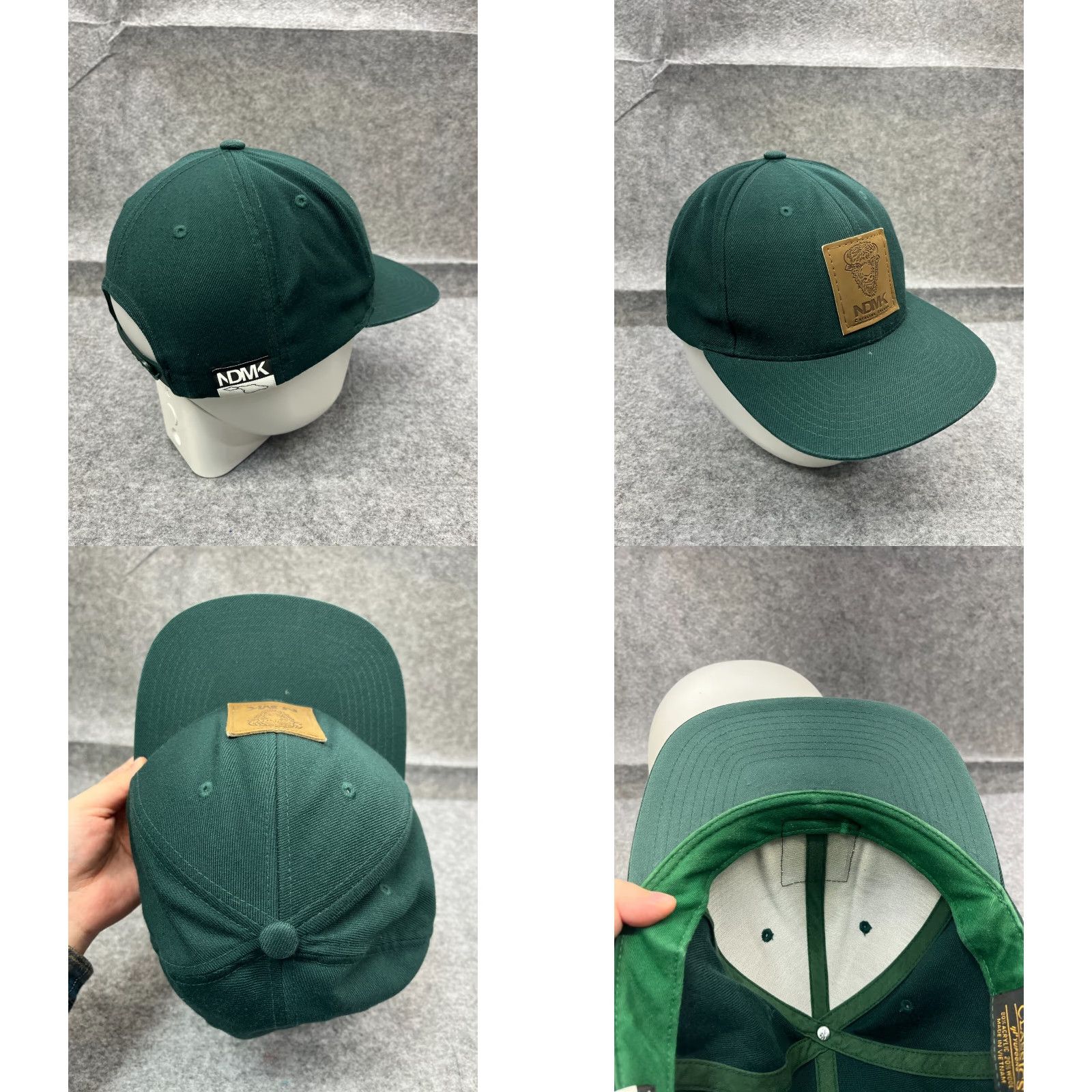 Vintage Yupoong Seafood Snapback Hat Cap Adult One Size Teal Blue Acrylic Wool Blend Outdoor Logo Mens Size ONE SIZE - 8 Thumbnail