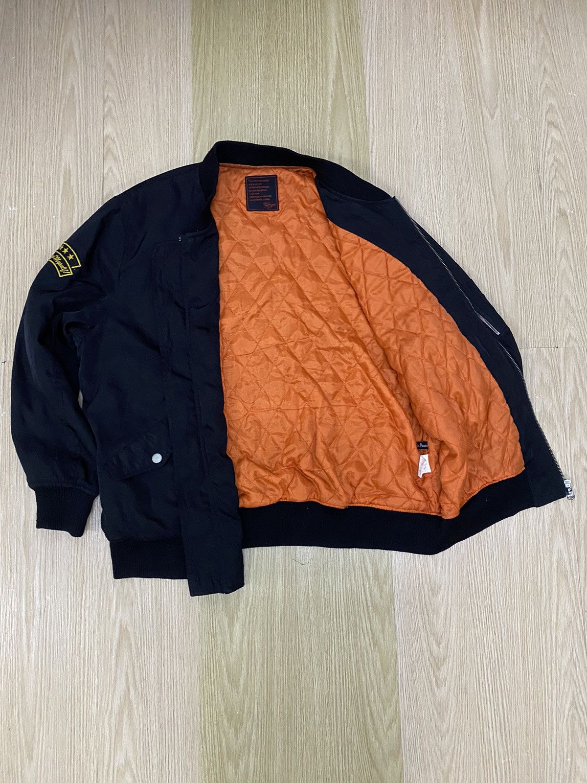 Japanese Brand Private pause patches bomber jacket Size US L / EU 52-54 / 3 - 2 Thumbnail