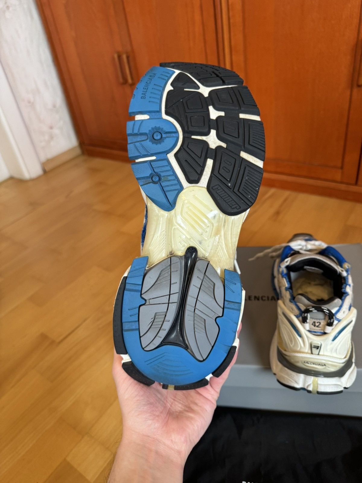 Balenciaga Balenciaga Runner Blue White Size US 9 / EU 42 - 10 Thumbnail