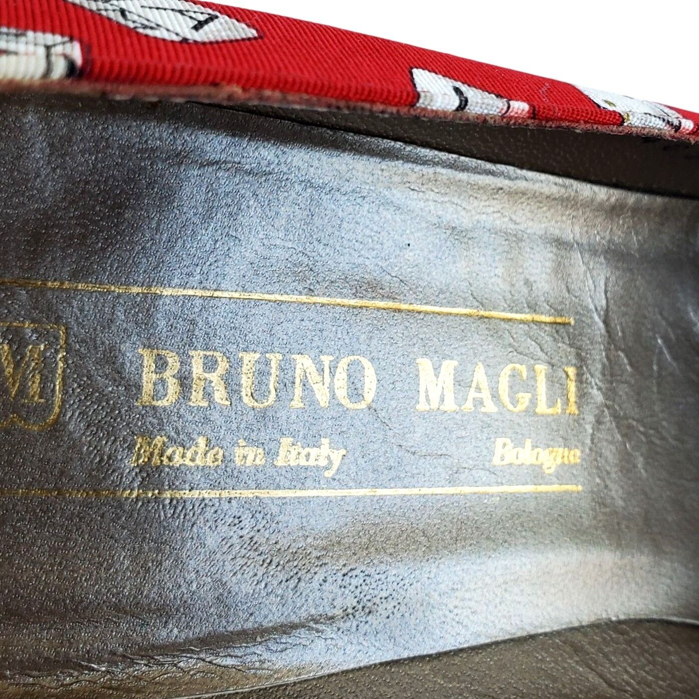 Bruno Magli Bruno Magli 80s Vintage Red Heels 7.5 Novelty Dice Leather C Size US 7.5 / IT 37.5 - 3 Thumbnail
