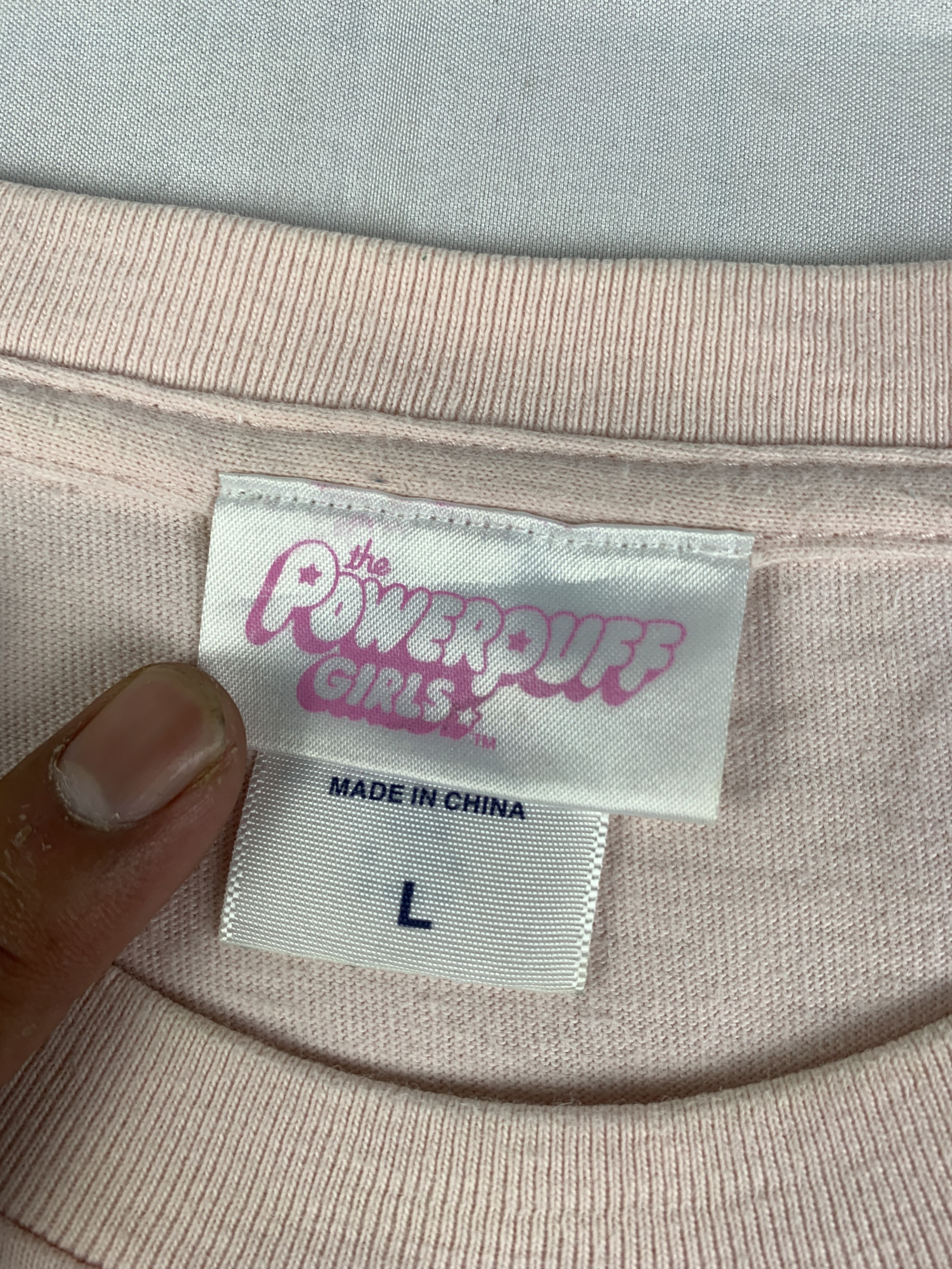 Cartoon Network The Power Puff Girl Soft Pink Tee (L) Size US L / EU 52-54 / 3 - 6 Thumbnail