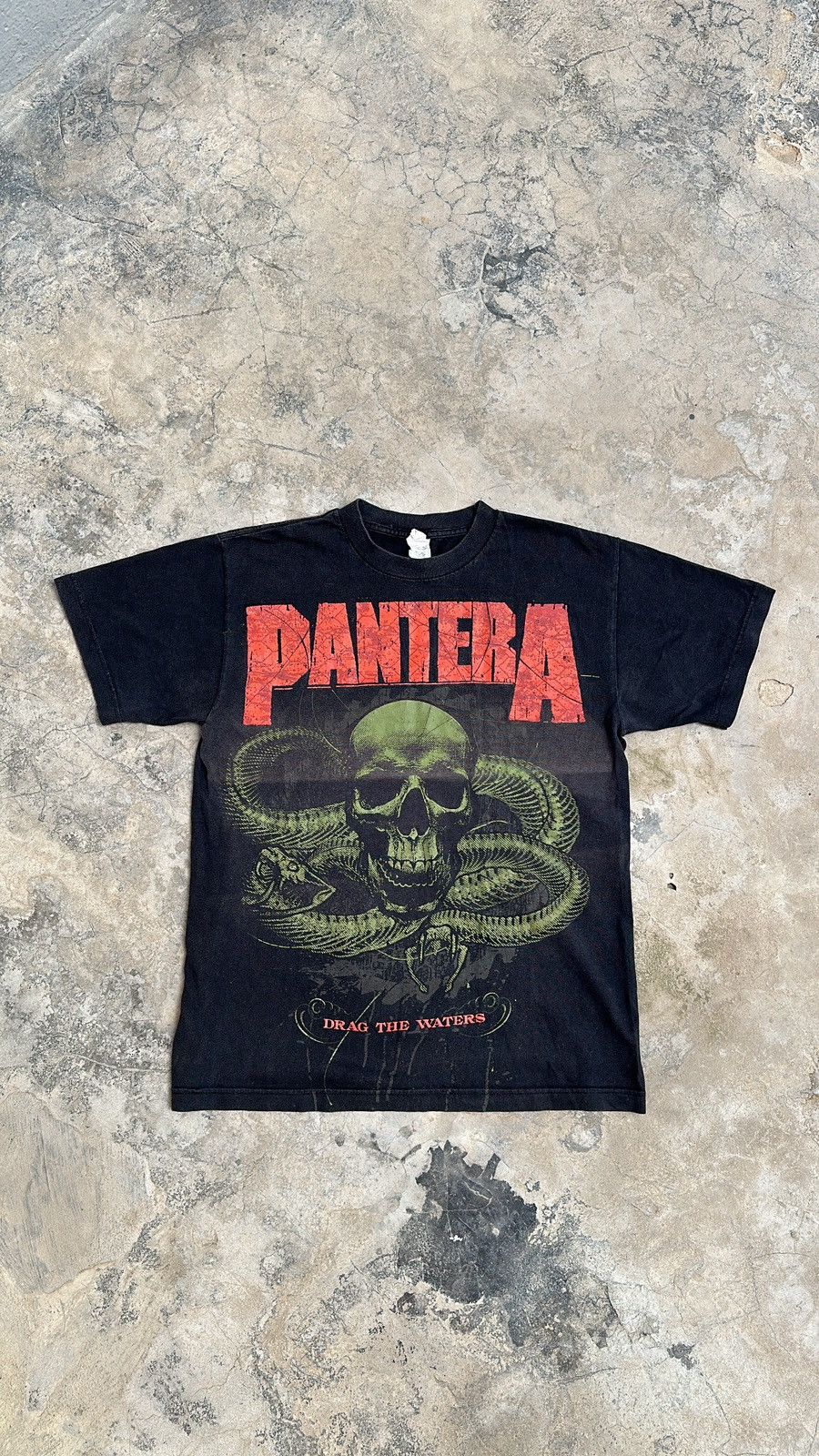 Vintage 00s Pantera Faded Heavy Metal Rock Band T Shirt