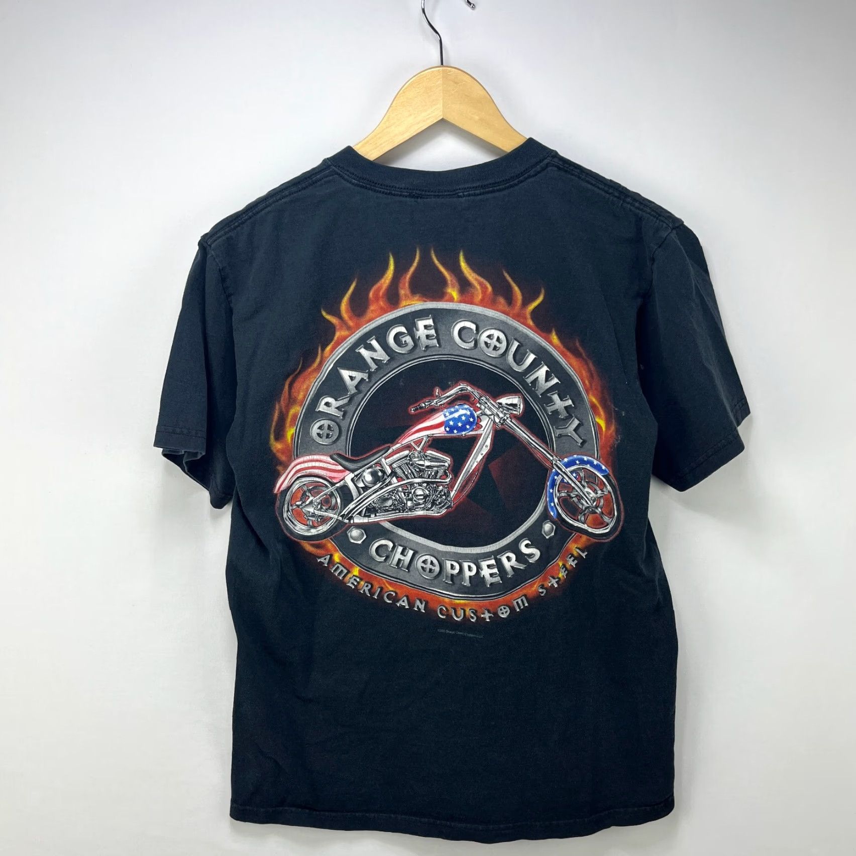 Vintage VINTAGE Orange County Choppers Flames Biker T-shirt M Medium Black Mens T-Shirt Size US M / EU 48-50 / 2 - 3 Thumbnail