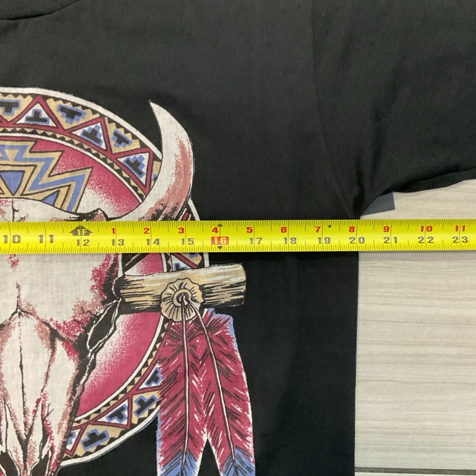 Jerzees Vintage 90’s Jerzees Wild Western Graphic T-Shirt Size US L / EU 52-54 / 3 - 3 Thumbnail