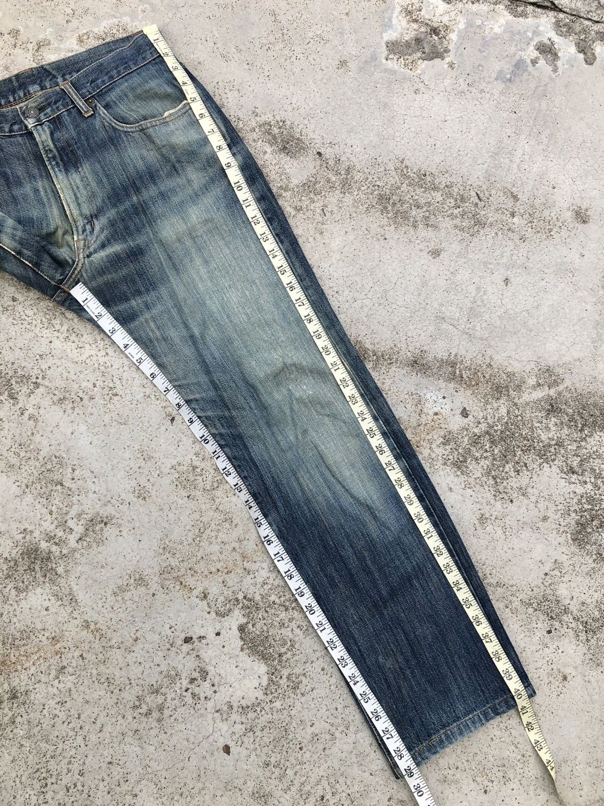 Japanese Brand VINTAGE RUSTY BLUE GOLD RUSH JEANS Size US 32 / EU 48 - 15 Thumbnail