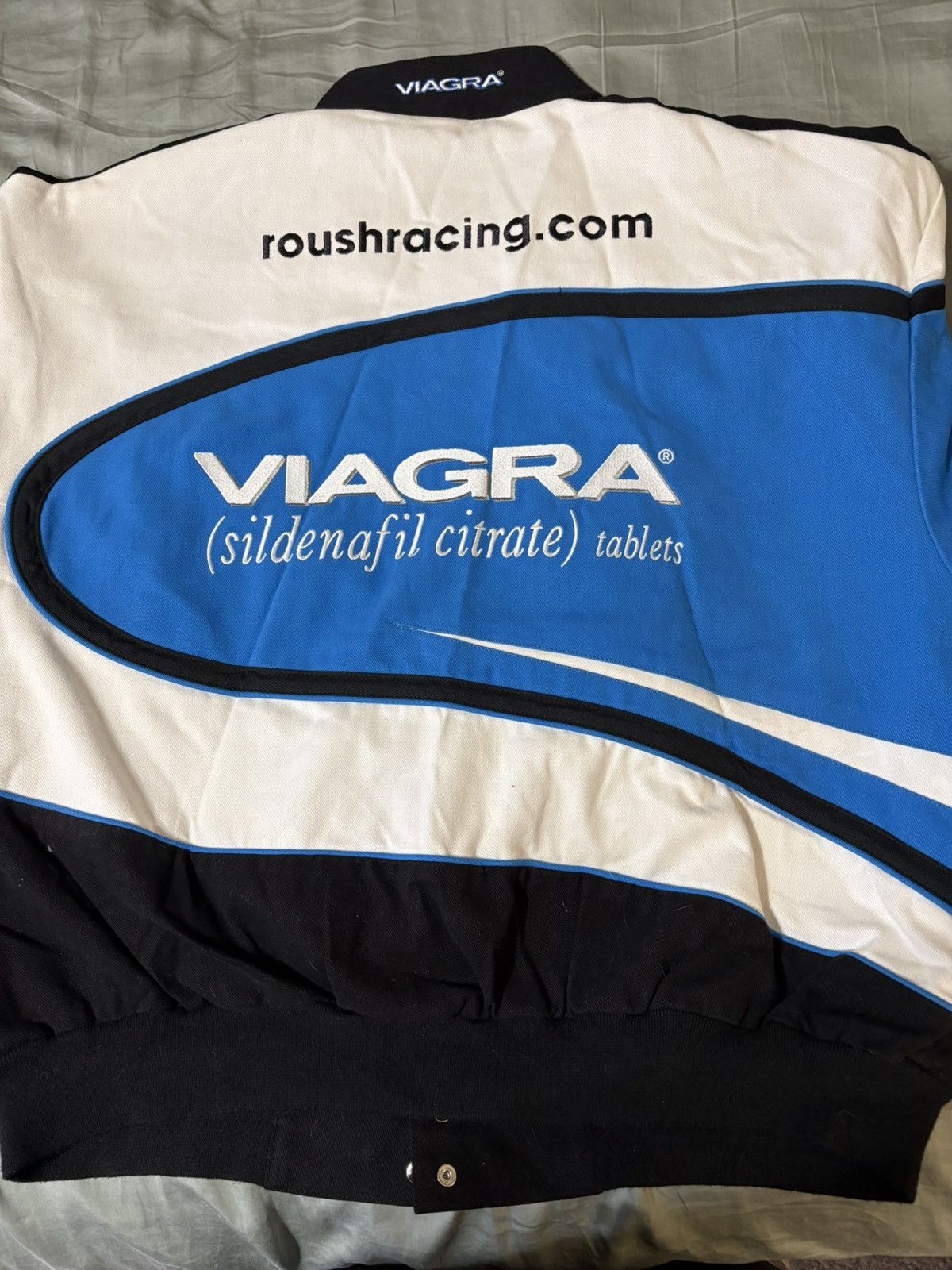 Vintage Vintage NASCAR Viagra Roush Racing Jacket Size US XL / EU 56 / 4 - 3 Thumbnail