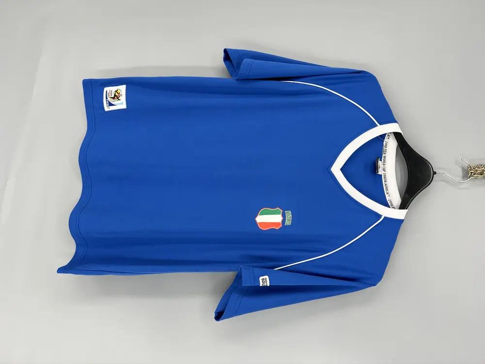 Vintage South Africa Fifa World Cup Soccer Tee 2010 ITALIA Size US XL / EU 56 / 4 - 3 Thumbnail