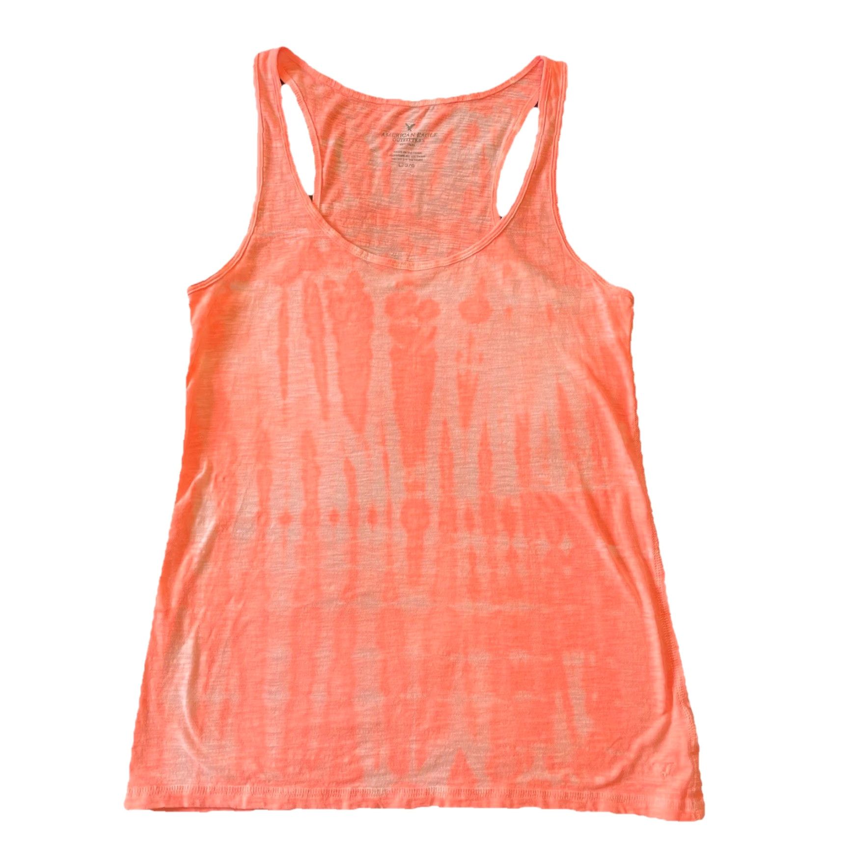 American Eagle Outfitters VINTAGE American Eagle Outfitters Tank Top Women’s Large Orange Tie Dye Racerback Festival Bohemian Beach Hippie Sleeveless Shirt Size L / US 10 / IT 46 - 5 Thumbnail