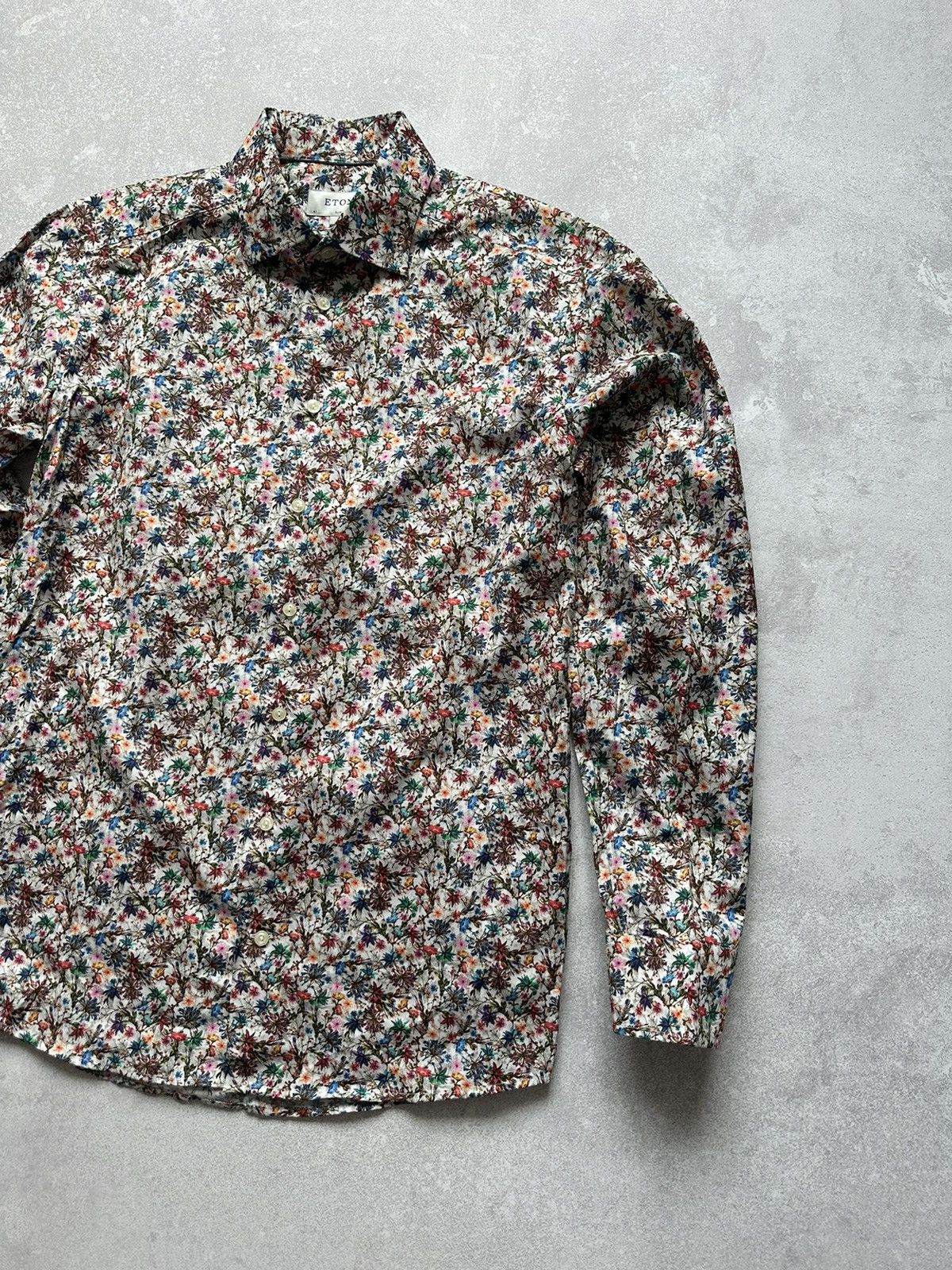 Eton shirts for men ETON Slim-fit Cotton Floral Sport size L Size US L / EU 52-54 / 3 - 2 Thumbnail