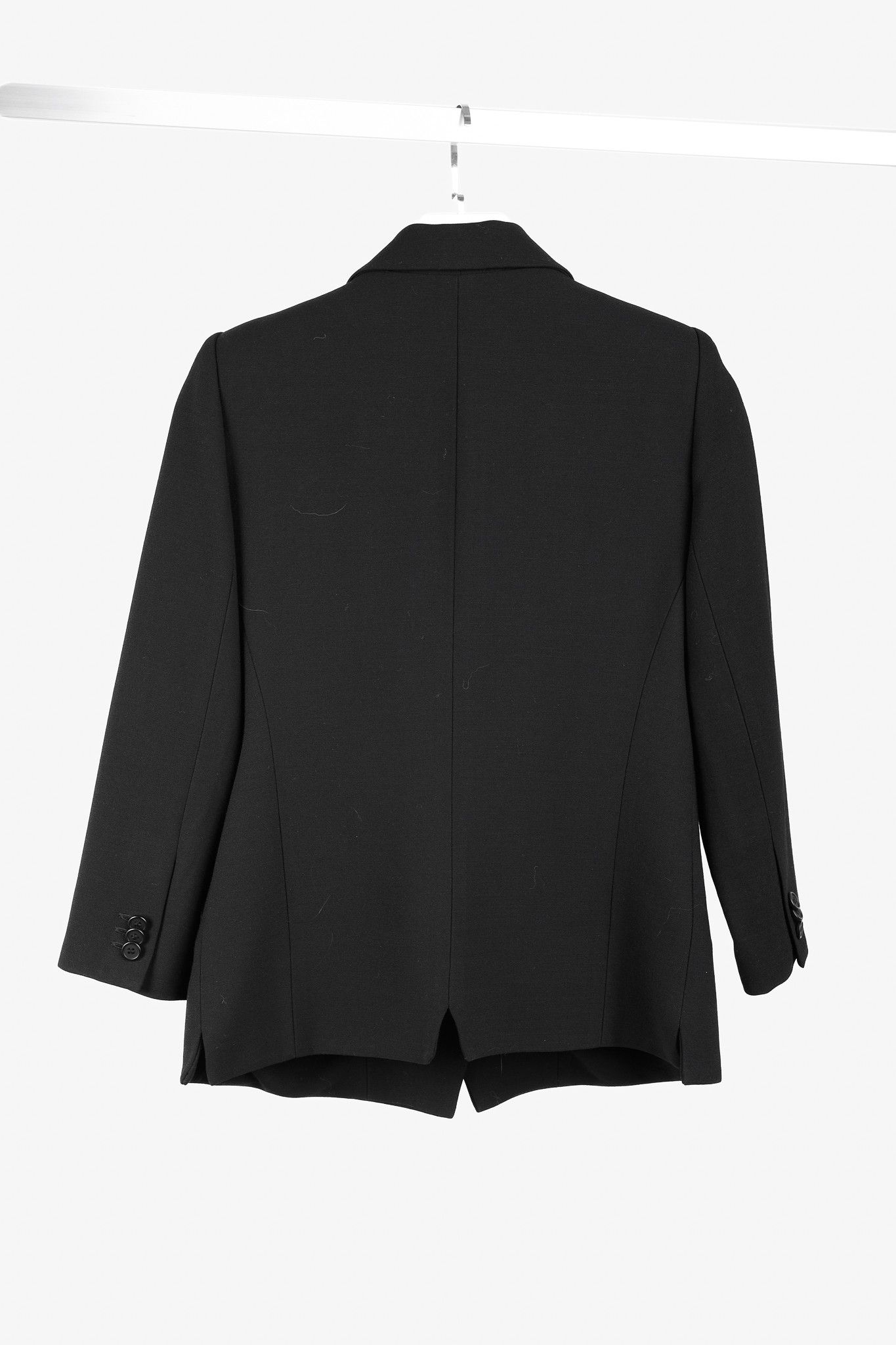 SMYTHE Smythe Tuxedo Silk Lapel Black Jacket Size L / US 10 / IT 46 - 2 Thumbnail