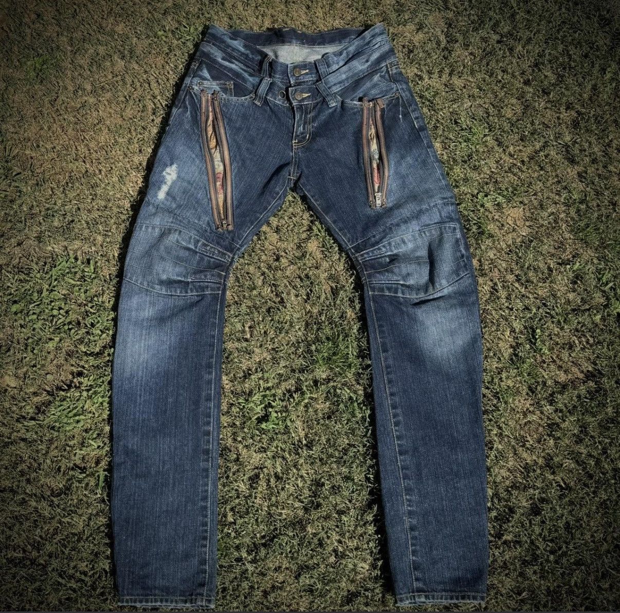 PPFM PPFM double waist zipper denim Size US 32 / EU 48 - 1 Thumbnail