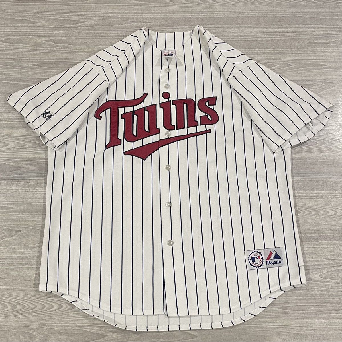 Vintage Vintage Majestic Minnesota Twins Santana #57 Jersey Men’s XL Size US XL / EU 56 / 4 - 4 Thumbnail