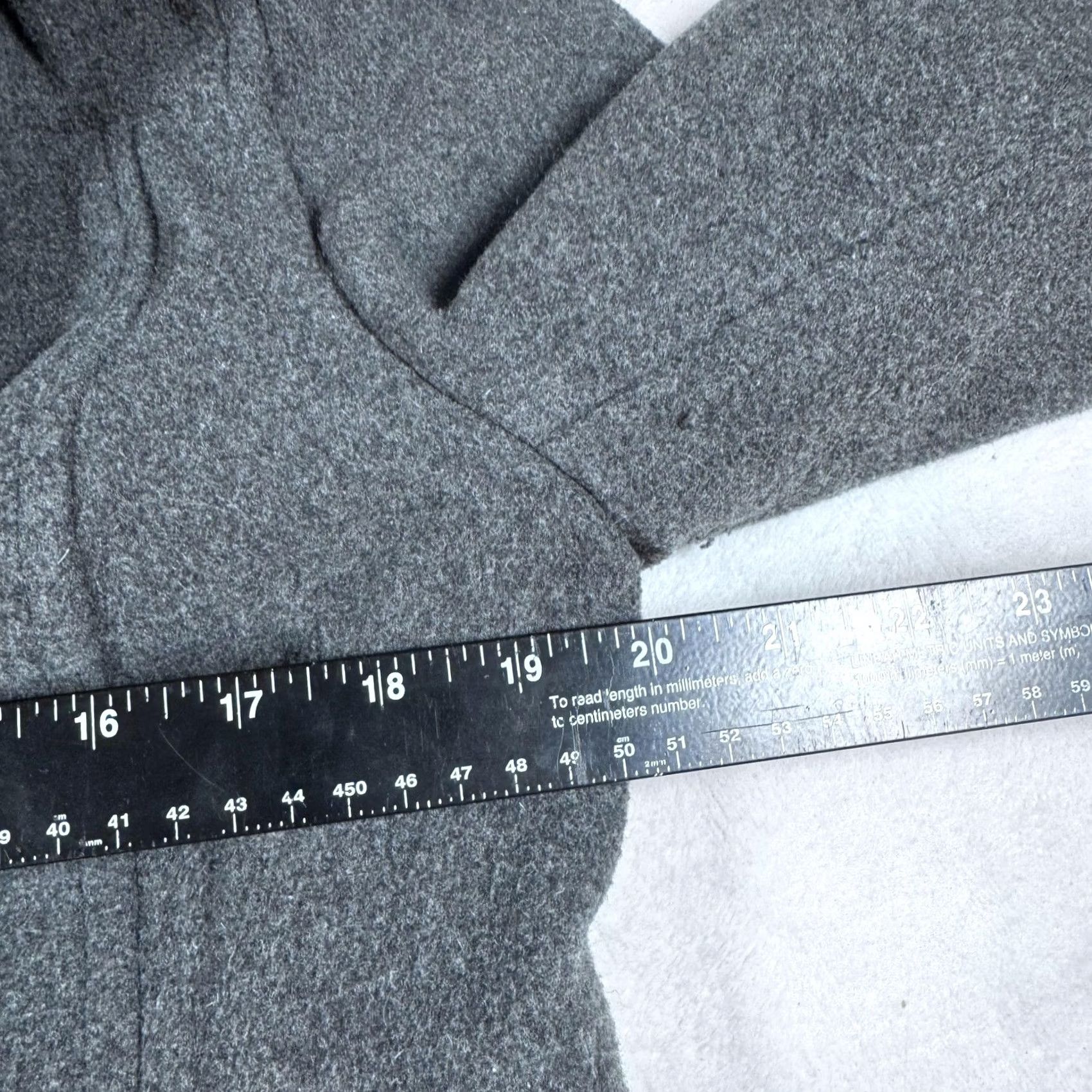 Aeropostale Aéropostale Teas Pea Coat Teens L Gray Wool Blend Short Jacket Size 36" / US 14 / IT 50 - 4 Thumbnail