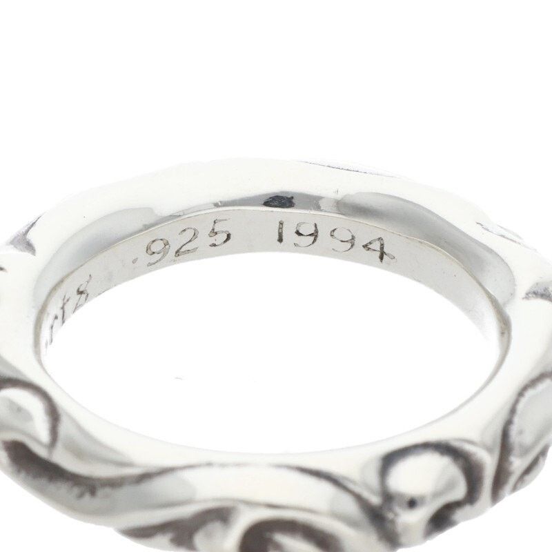 Chrome Hearts Chrome Hearts Scroll Band Silver Ring Size ONE SIZE - 4 Thumbnail