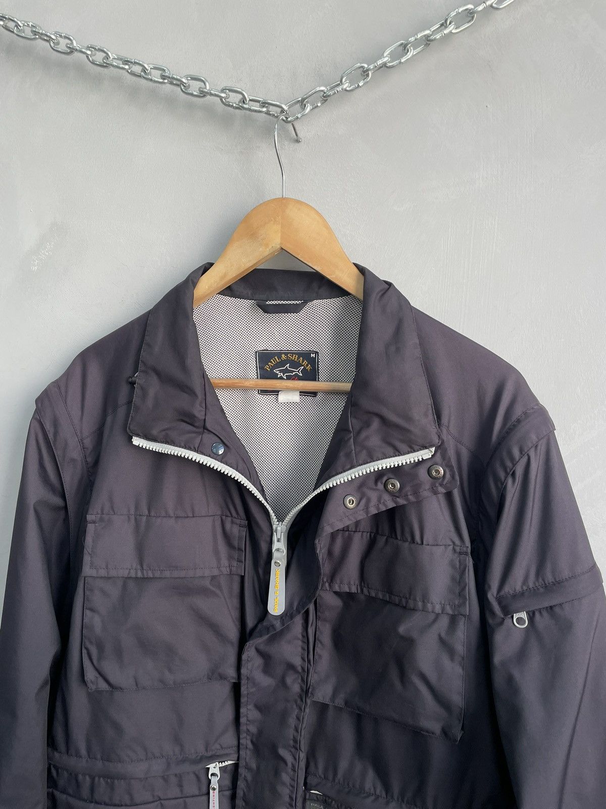 Paul & Shark Luxury casual transformer Paul Shark light rain jacket Size US M / EU 48-50 / 2 - 7 Thumbnail