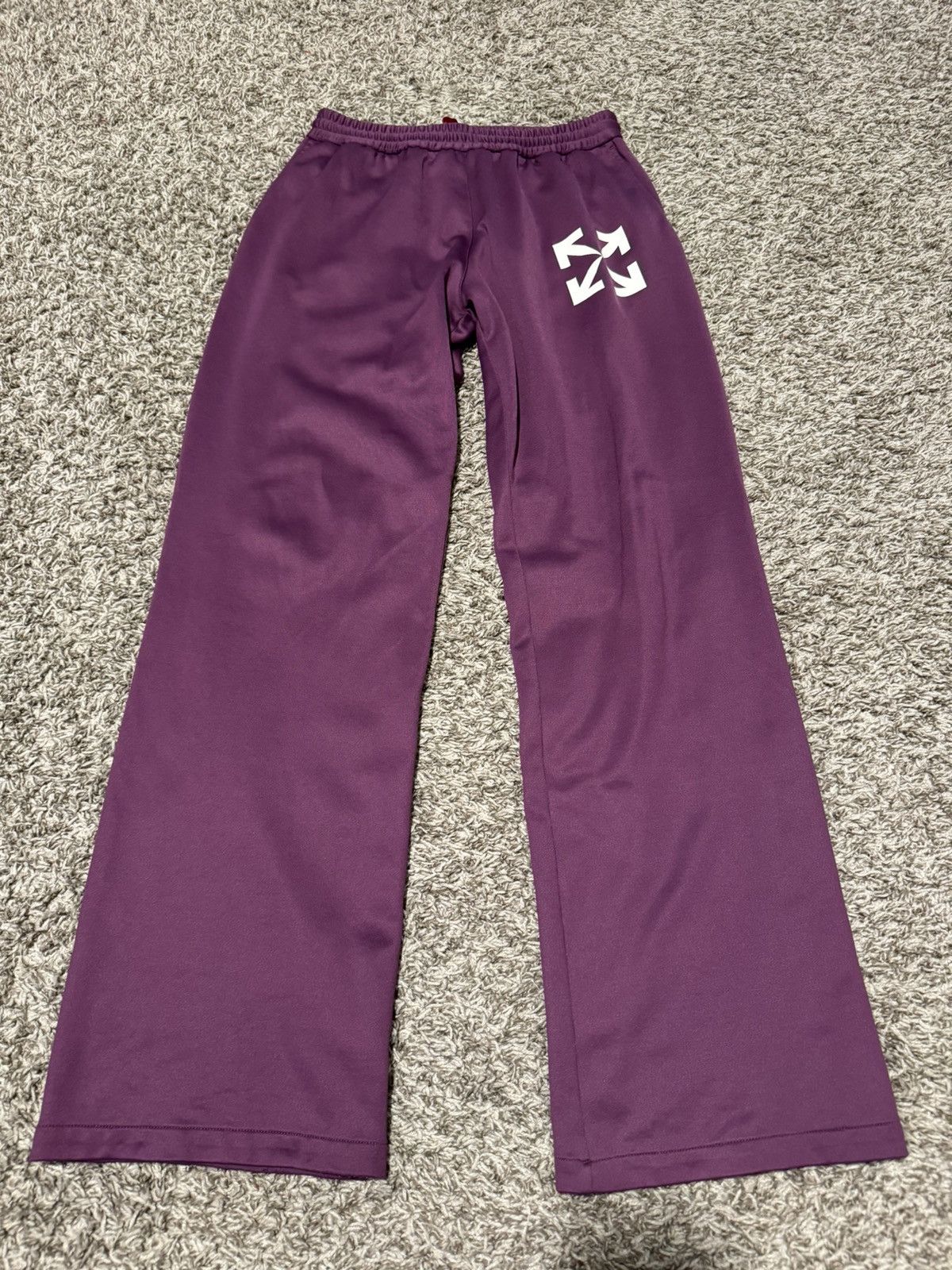 image of Off White Off-White “Seasonal” Sweatpants in Purple, Men's (Size 31)