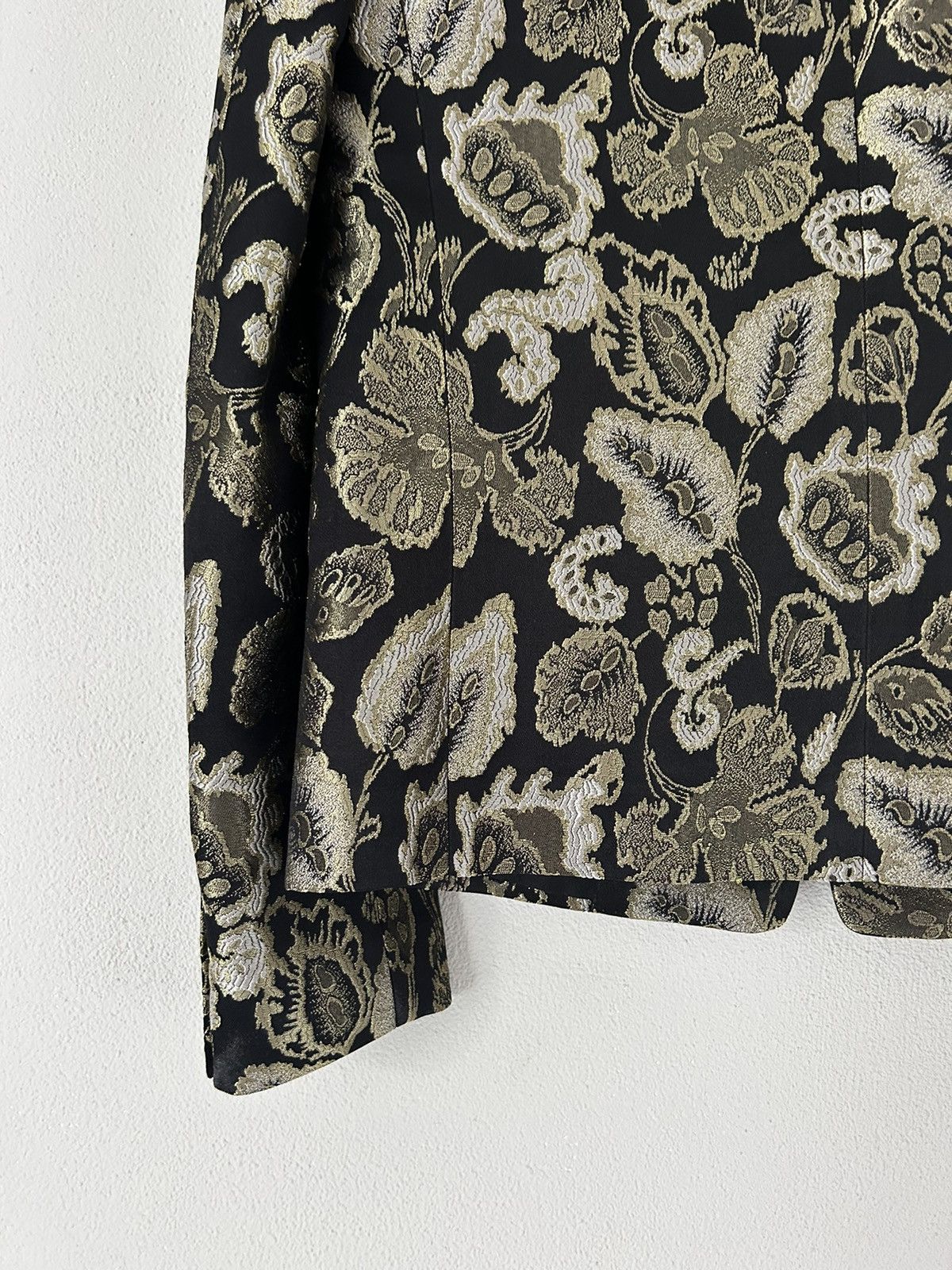 Saint Laurent Paris SS18 Floral Embroidered Blazer Jacket Size US S / EU 44-46 / 1 - 11 Thumbnail