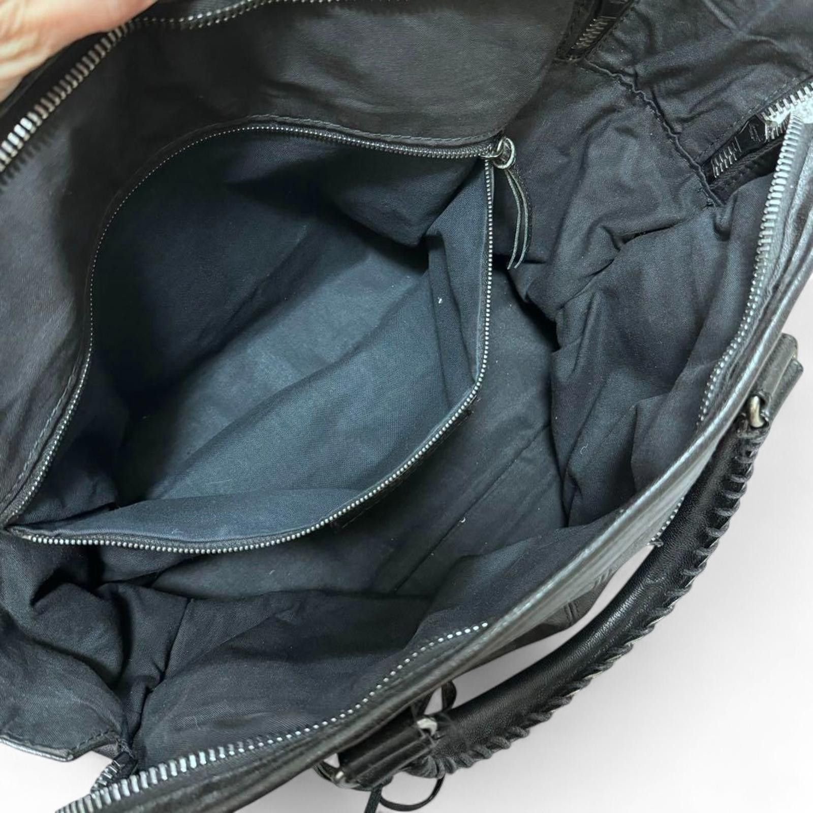 Balenciaga Balenciaga - Black Leather Handbag Size ONE SIZE - 7 Thumbnail
