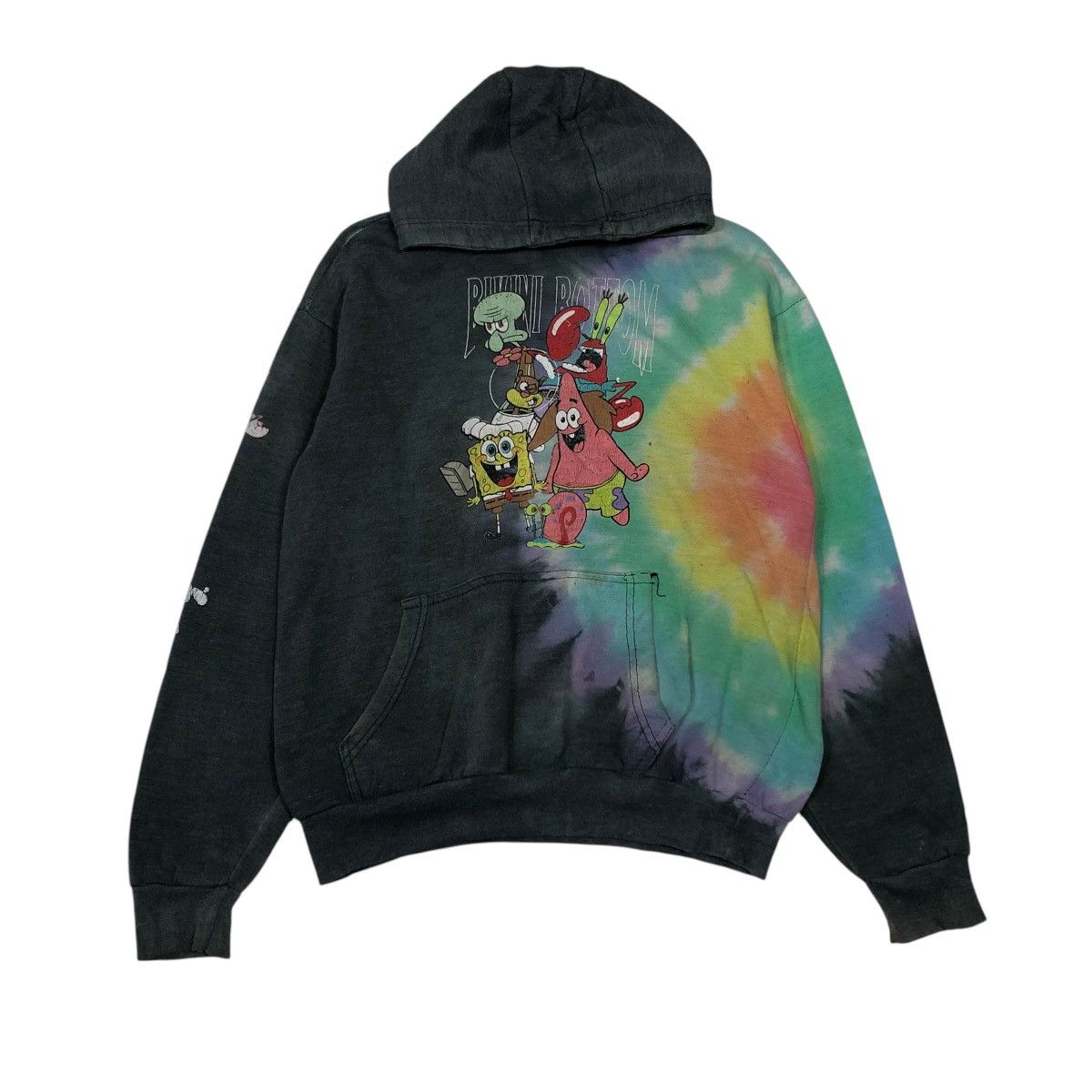 🔥VINTAGE HOODIE PULL OVER CARTOON NICKELODEON BIG LOGO