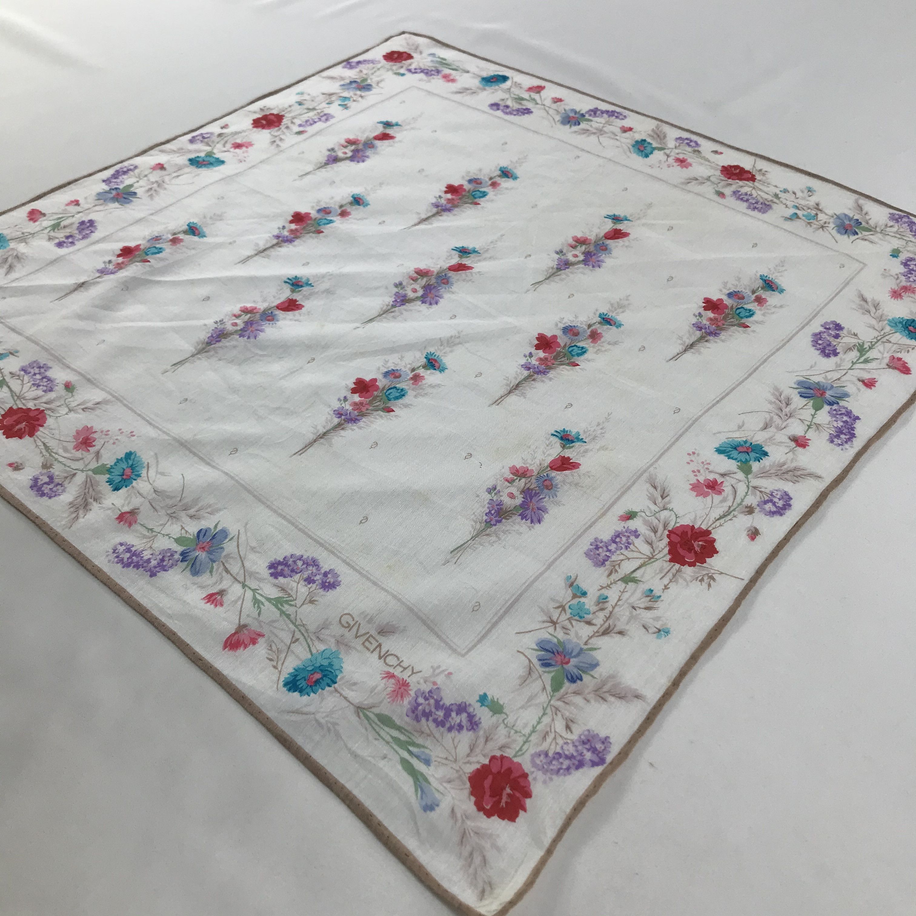 Vintage Givenchy Bandana / Handkerchief / Neckerchief - S1323 Size ONE SIZE - 2 Thumbnail