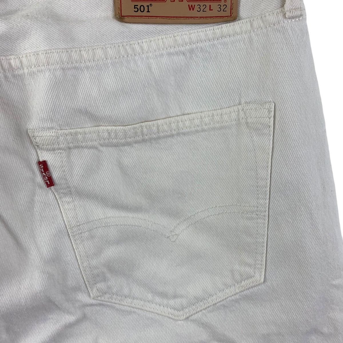 Levi's × Vintage Vintage LEVI’S lot 501 white colour jeans Size US 32 / EU 48 - 12 Thumbnail