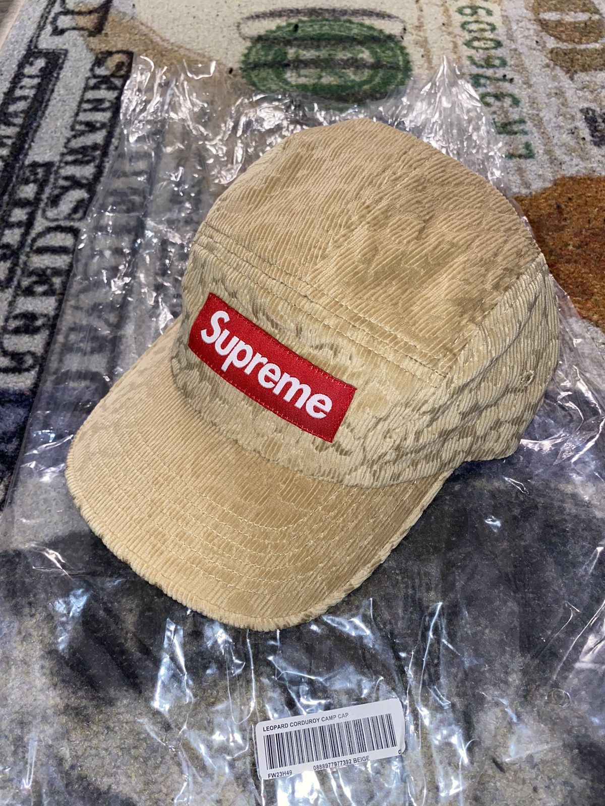 Supreme Supreme Leopard Corduroy Camp Cap | Grailed