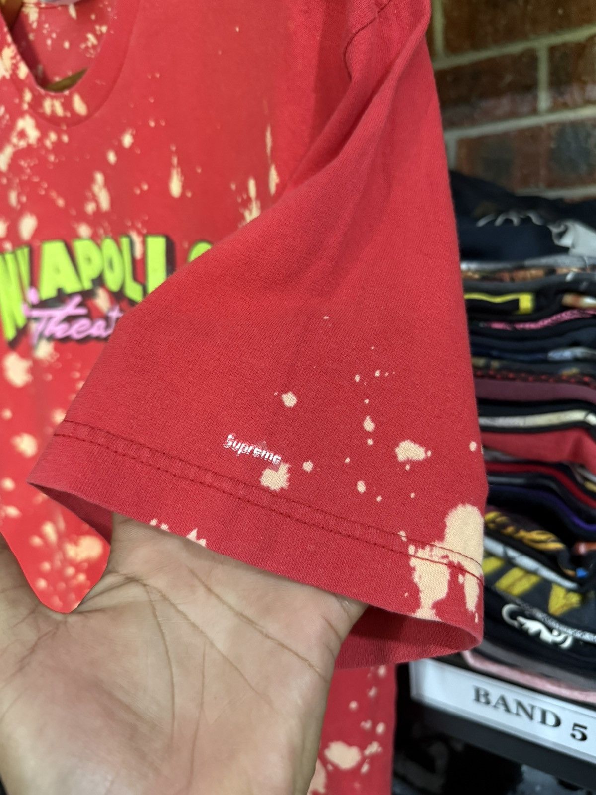 Supreme × Vintage Thrashed Vintage Supreme N.Y Apollo Streetwear Tee Size US L / EU 52-54 / 3 - 7 Thumbnail