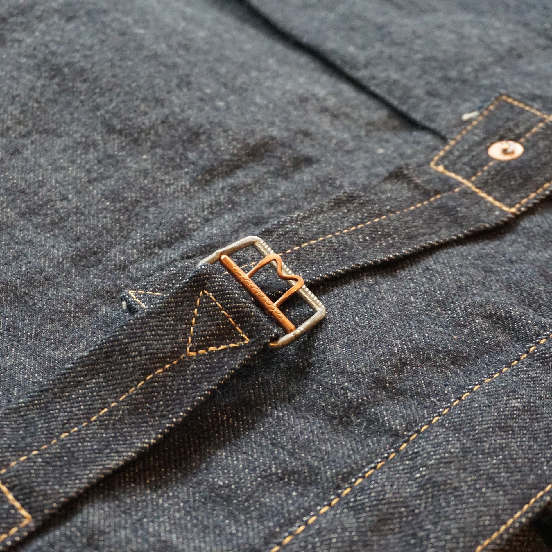 Japanese Brand DENIM BRIDGE Type 1 Jacket - Raw Selvedge - Made in Japan Size US XL / EU 56 / 4 - 9 Thumbnail