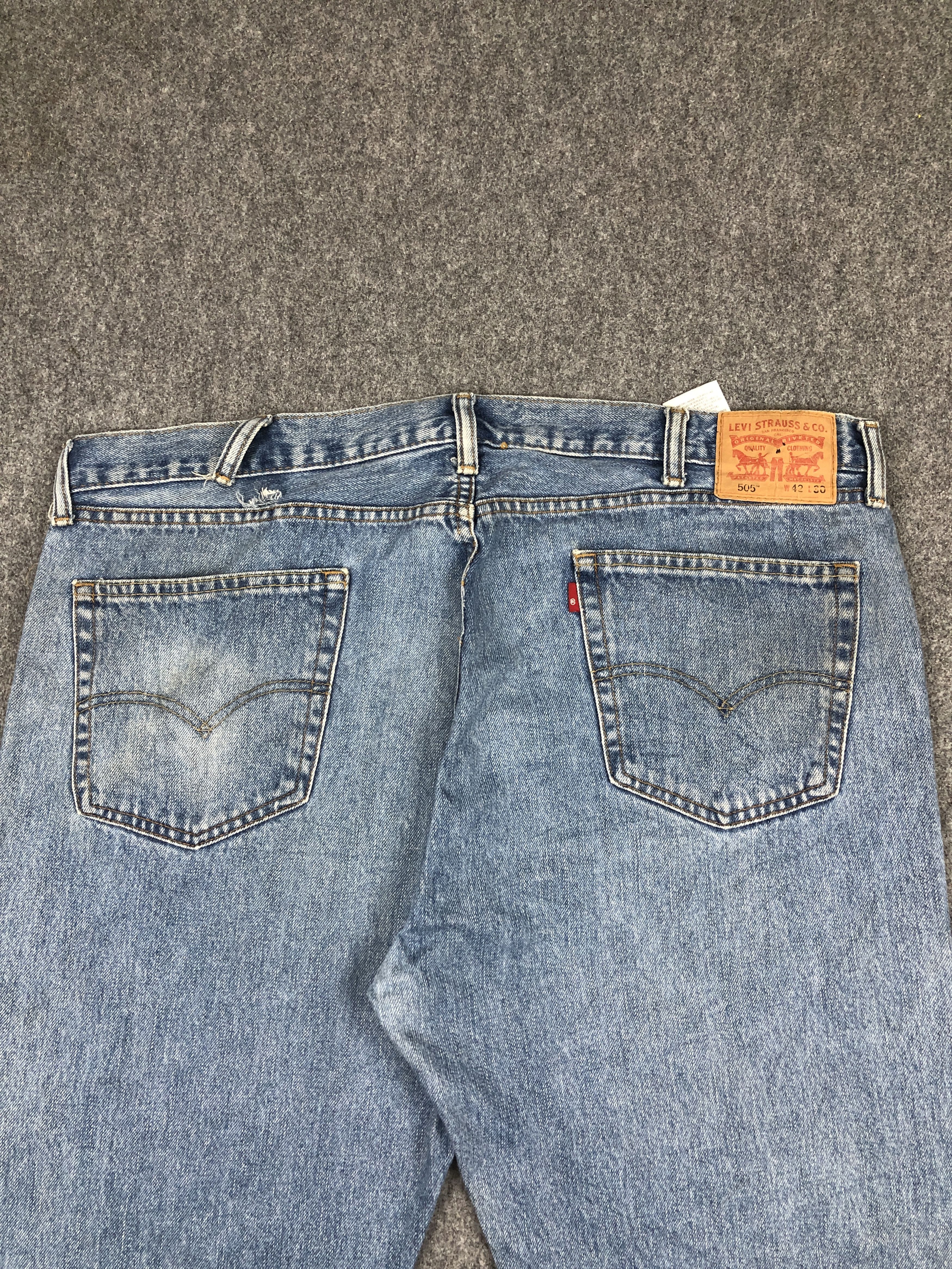 Levi's Stone Washed Vintage Levis 505 Jeans DP2354 Size US 41 - 4 Thumbnail