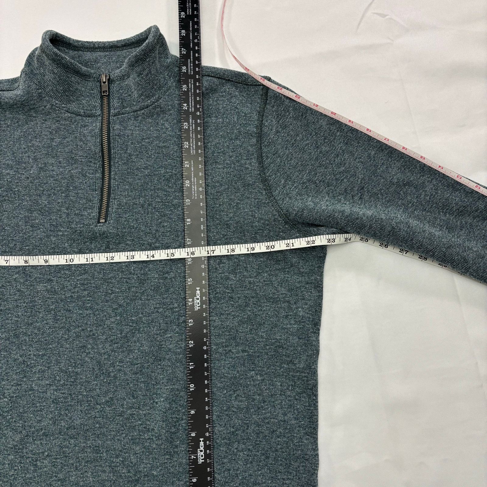 Gap Gap Forest Green Quarter Zip Mock Neck Pullover Sweater L Size US L / EU 52-54 / 3 - 4 Thumbnail