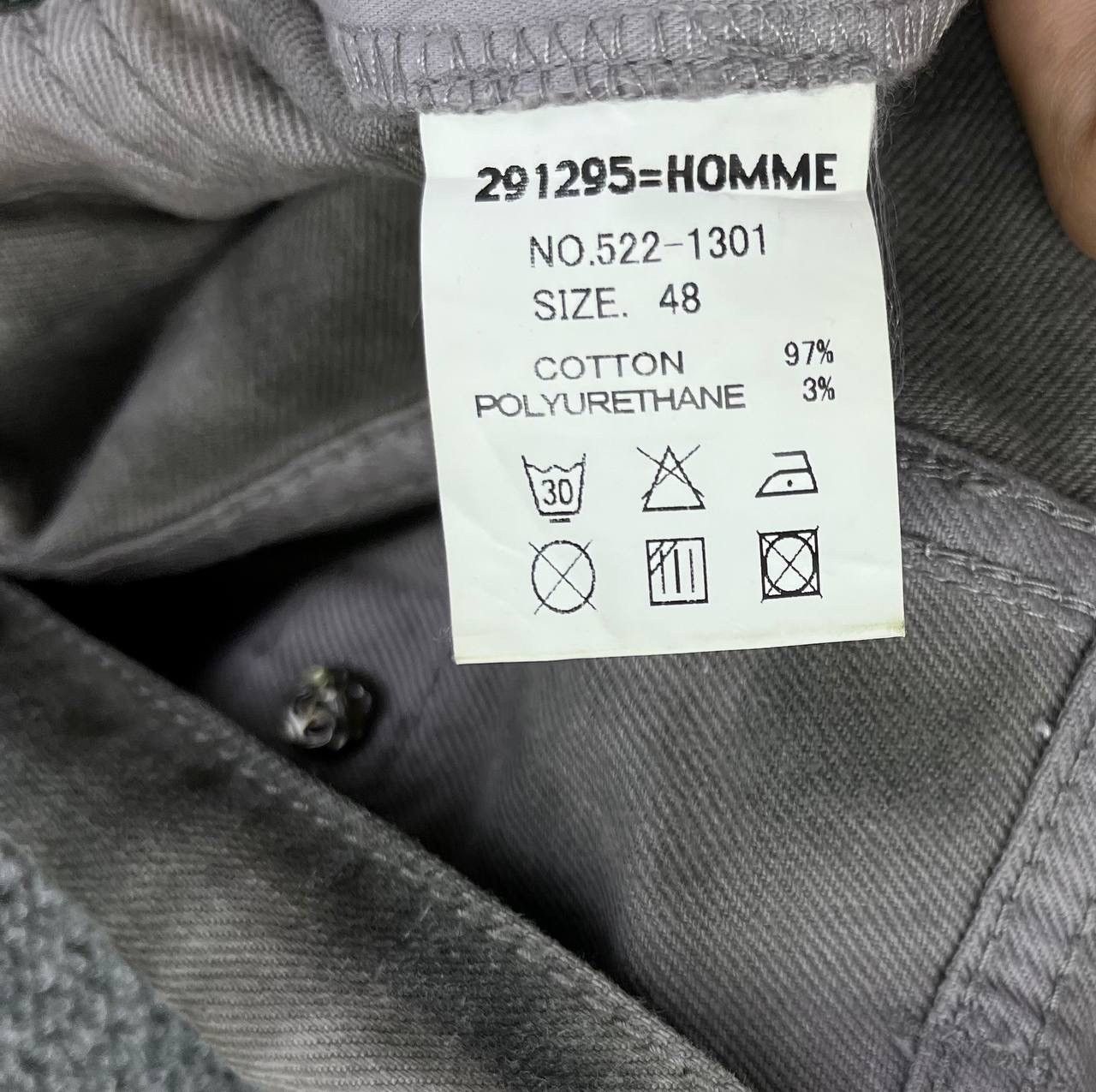 Japanese Brand Vintage 291295 Homme Punk Rare Trashed Jeans Denim Pants Size US 32 / EU 48 - 10 Thumbnail