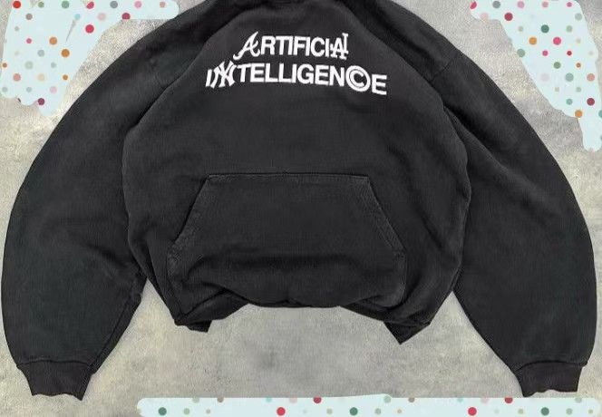 Vintage Streetwear Oversized Hooded Sweatshirt Size US M / EU 48-50 / 2 - 2 Thumbnail
