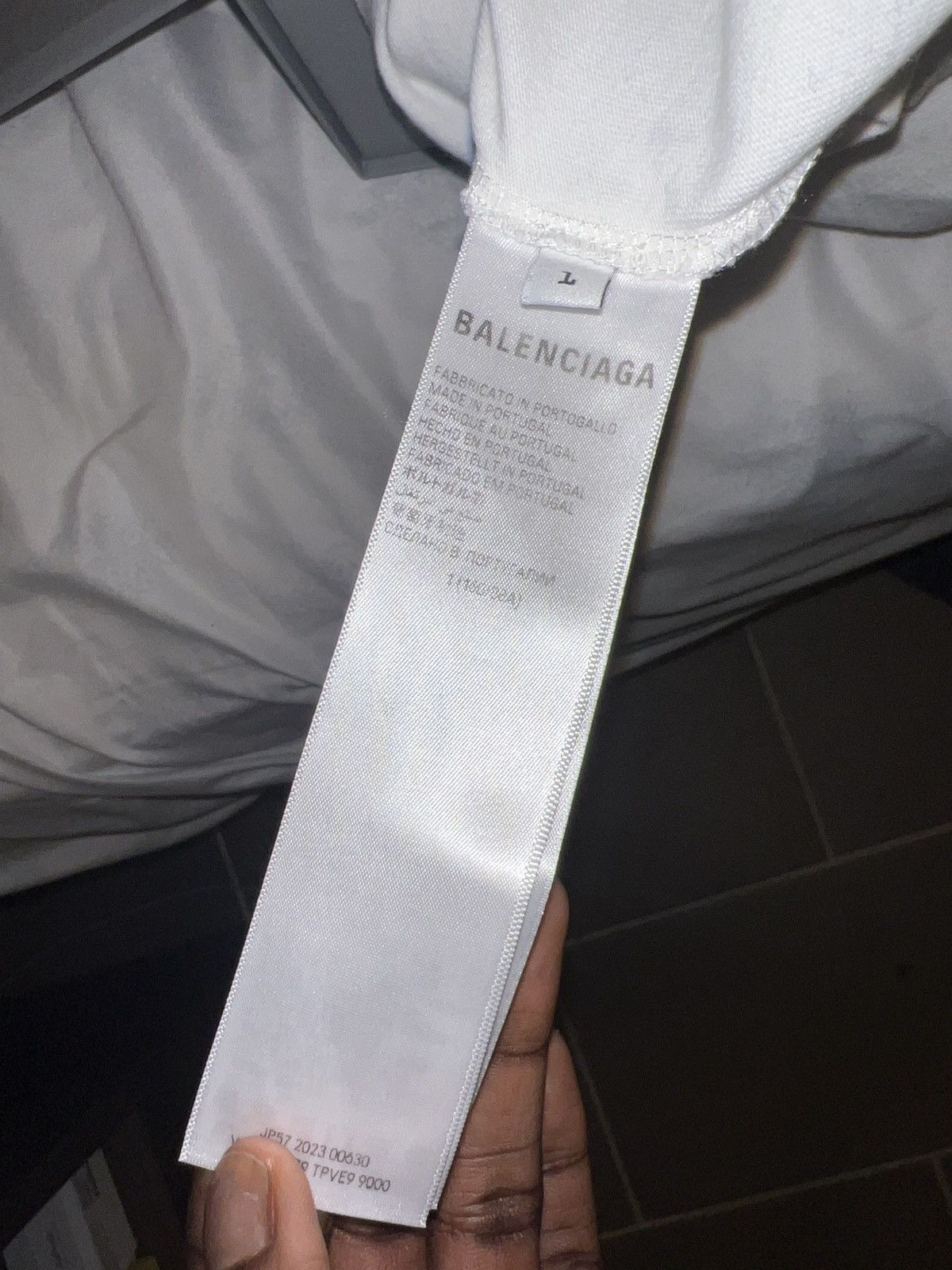 Balenciaga Top League Long Sleeve T-Shirt Oversized Size US S / EU 44-46 / 1 - 5 Thumbnail