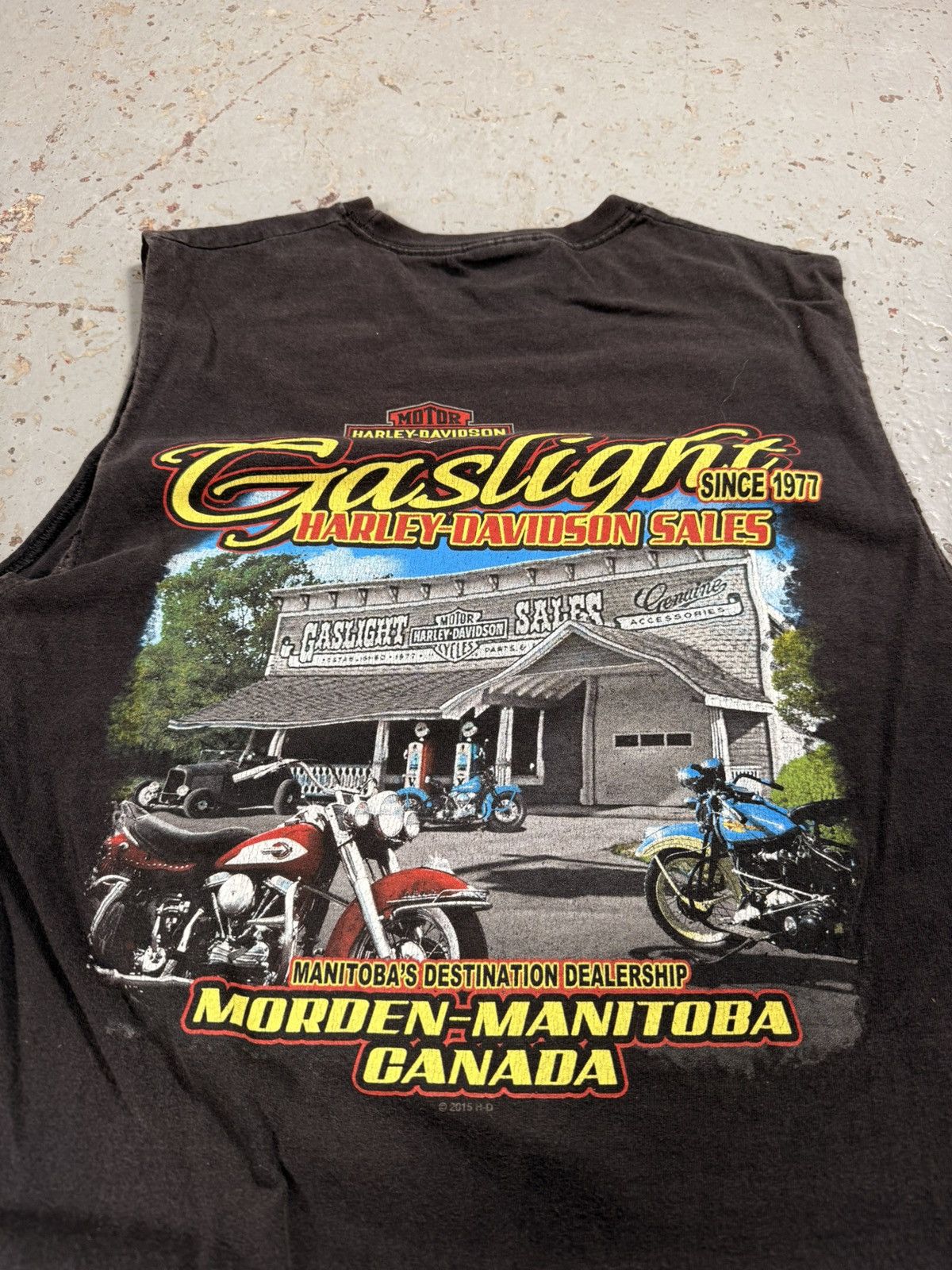 Vintage Vintage Harley Davidson Cutoff Tee Size US L / EU 52-54 / 3 - 6 Thumbnail