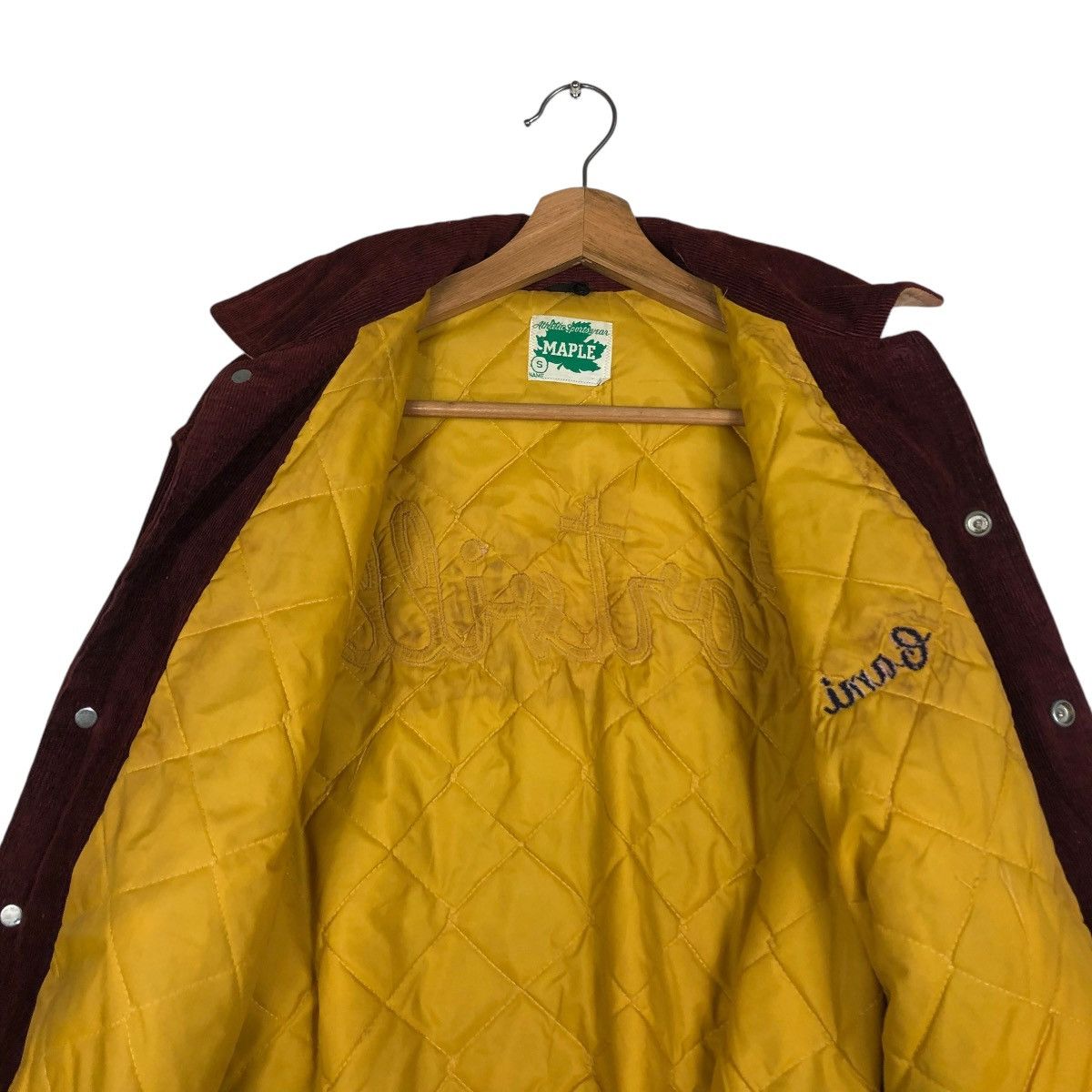 Vintage 🔥VINTAGE JUMPER CORDUROY BOMBER JACKET MAPLE MADE IN USA Size US S / EU 44-46 / 1 - 16 Thumbnail