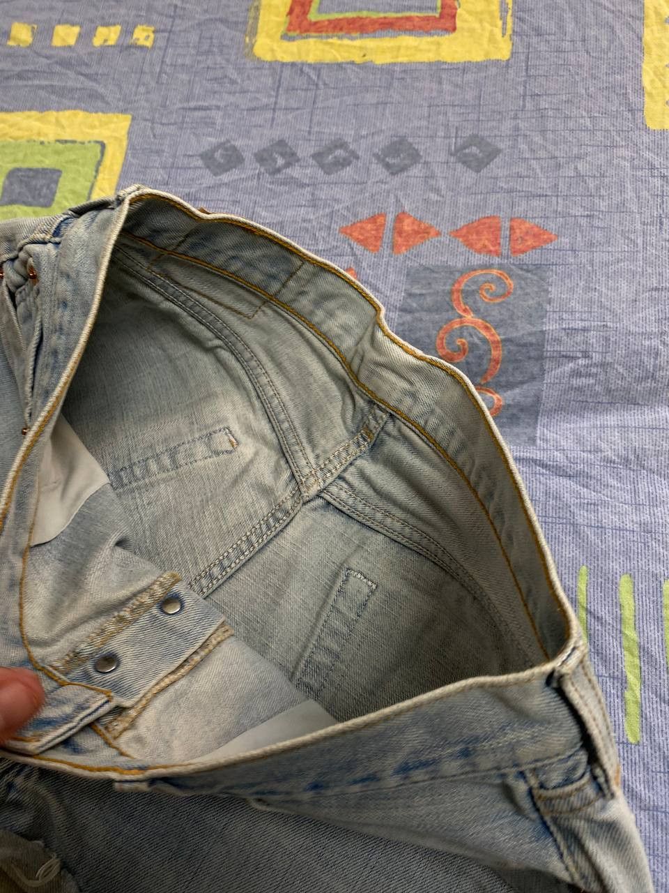Levi's Levis Womens 501 Shorts Denim Size 34" / US 12 / IT 48 - 7 Thumbnail