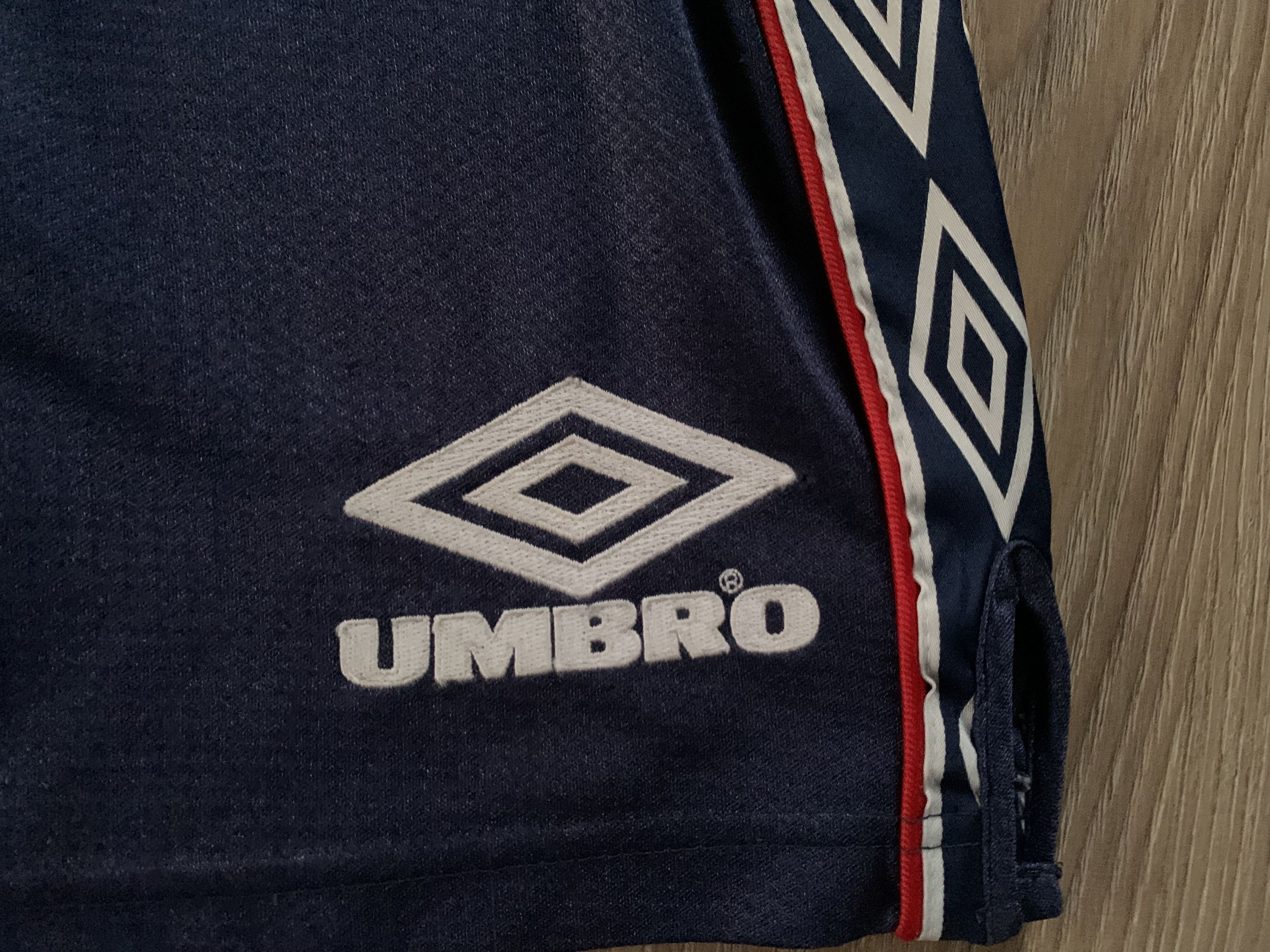 Umbro Vintage Umbro Lampass Blue Training Shorts Size US 30 / EU 46 - 5 Thumbnail