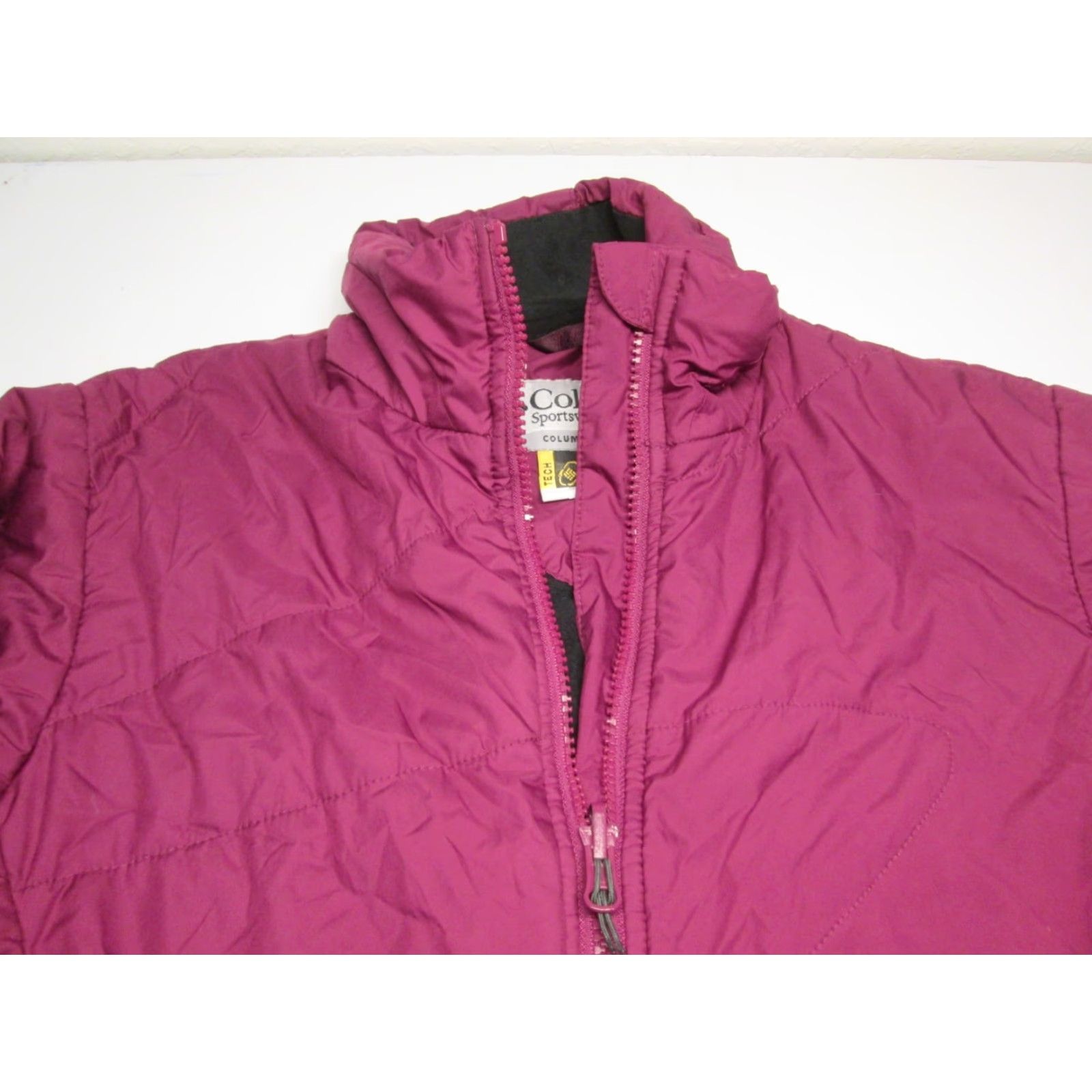 Vintage Columbia Womens Windbreaker Jacket Fuchsia Size S Zip Pockets Solid Long Sleeve Outerwear Jacket Size S / US 4 / IT 40 - 4 Thumbnail