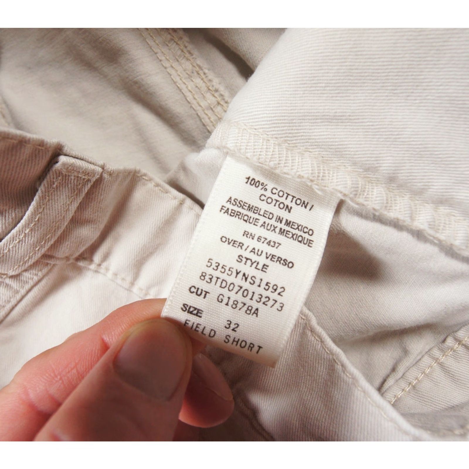 Polo Ralph Lauren VINTAGE Polo Jeans Ralph Lauren Shorts Mens 32 Beige Cargo Field Utility Y2K Size US XS / EU 42 / 0 - 7 Thumbnail