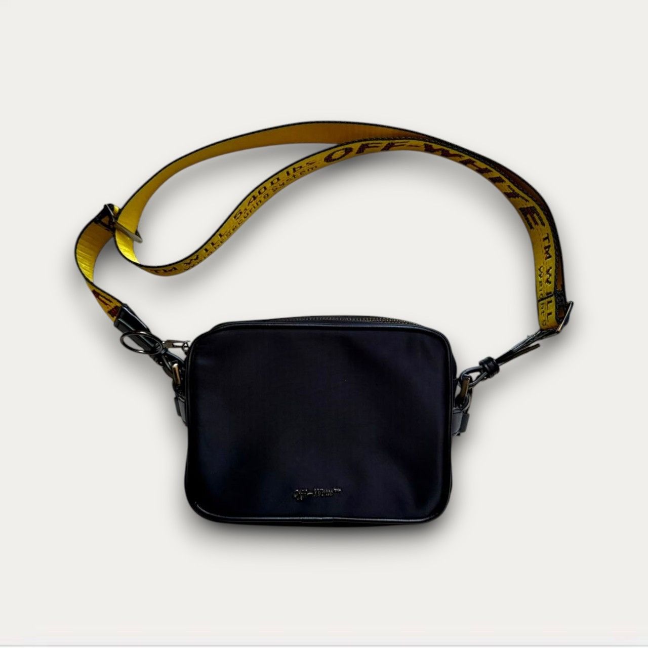 Off-White Off-White Nylon Leather Trim Crossbody Bag Size ONE SIZE - 1 Thumbnail